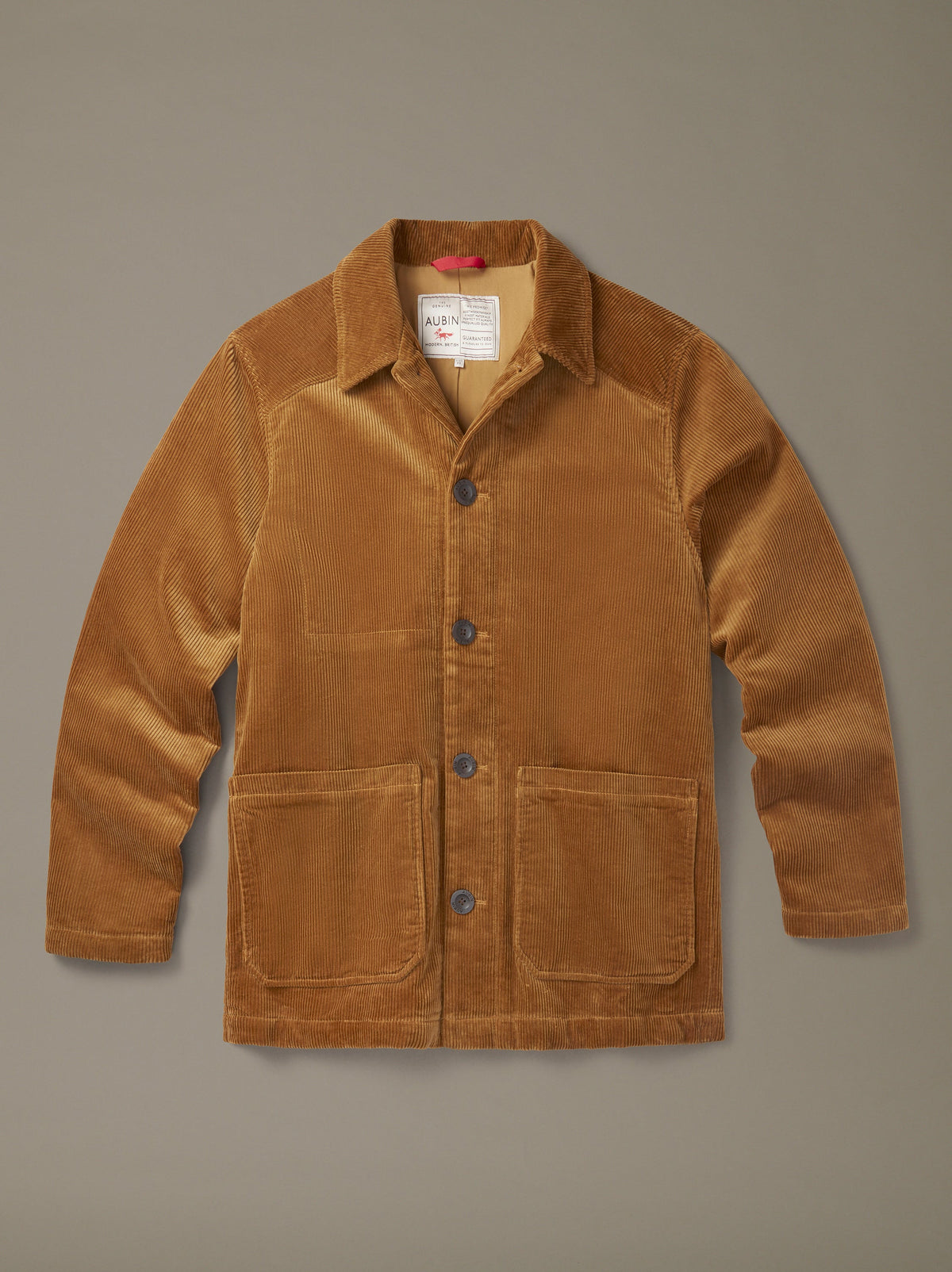 Aubin Tan Tothby Cord Car Coat | Cotton Jacket