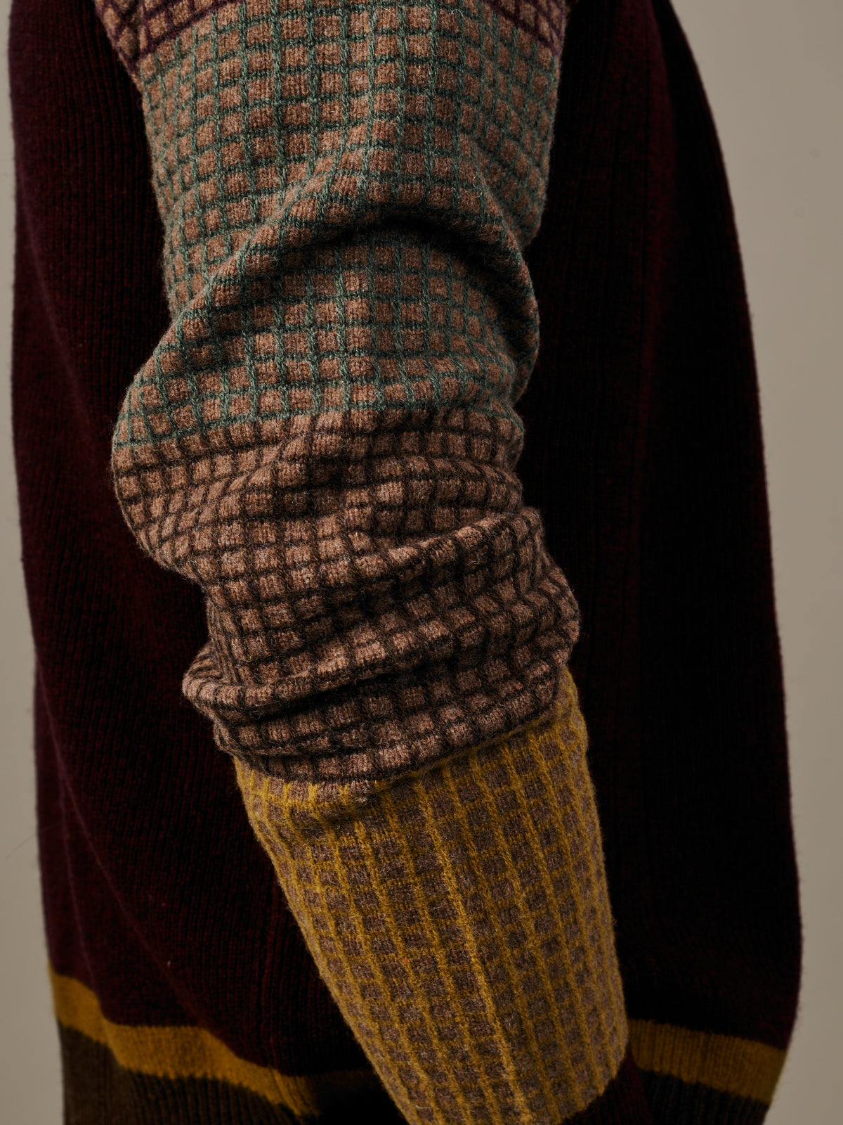 Aubin Claret Mix Trent Cardigan | Cardigan