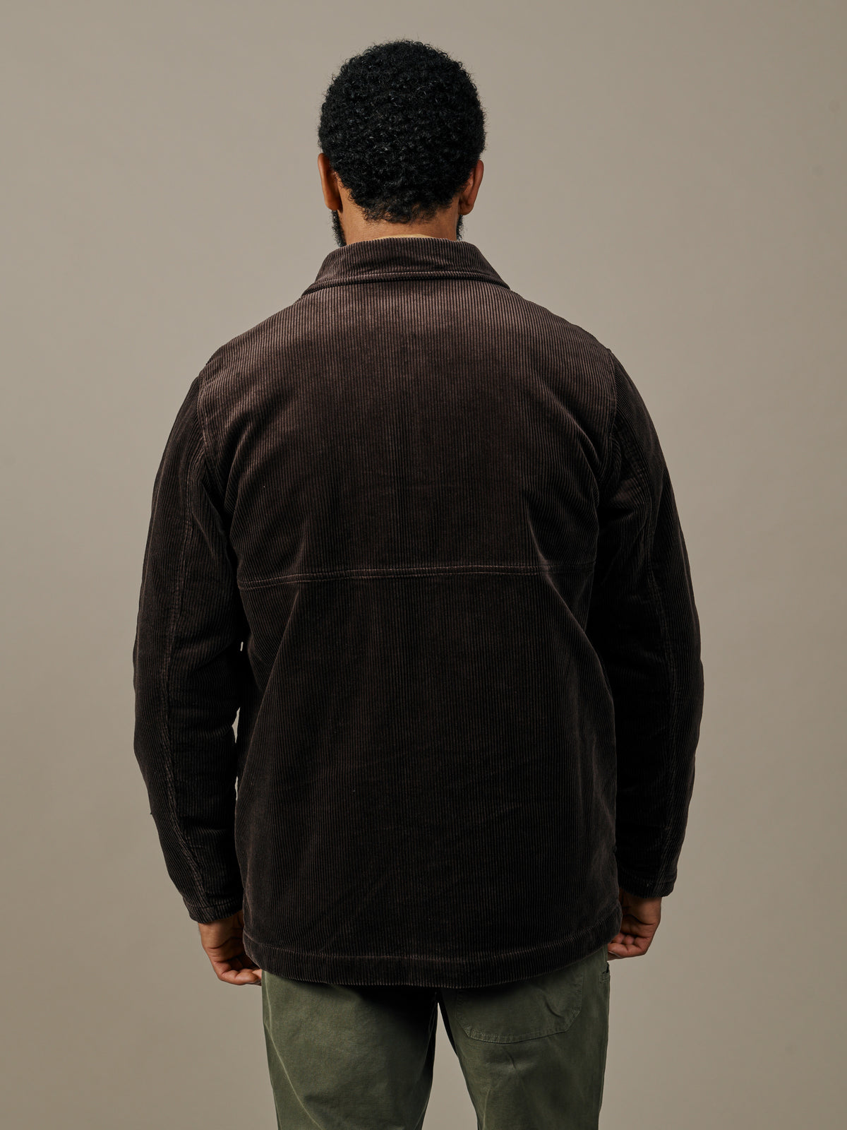 Aubin Dark Chocolate Tothby Cord Car Coat | Cord Jacket