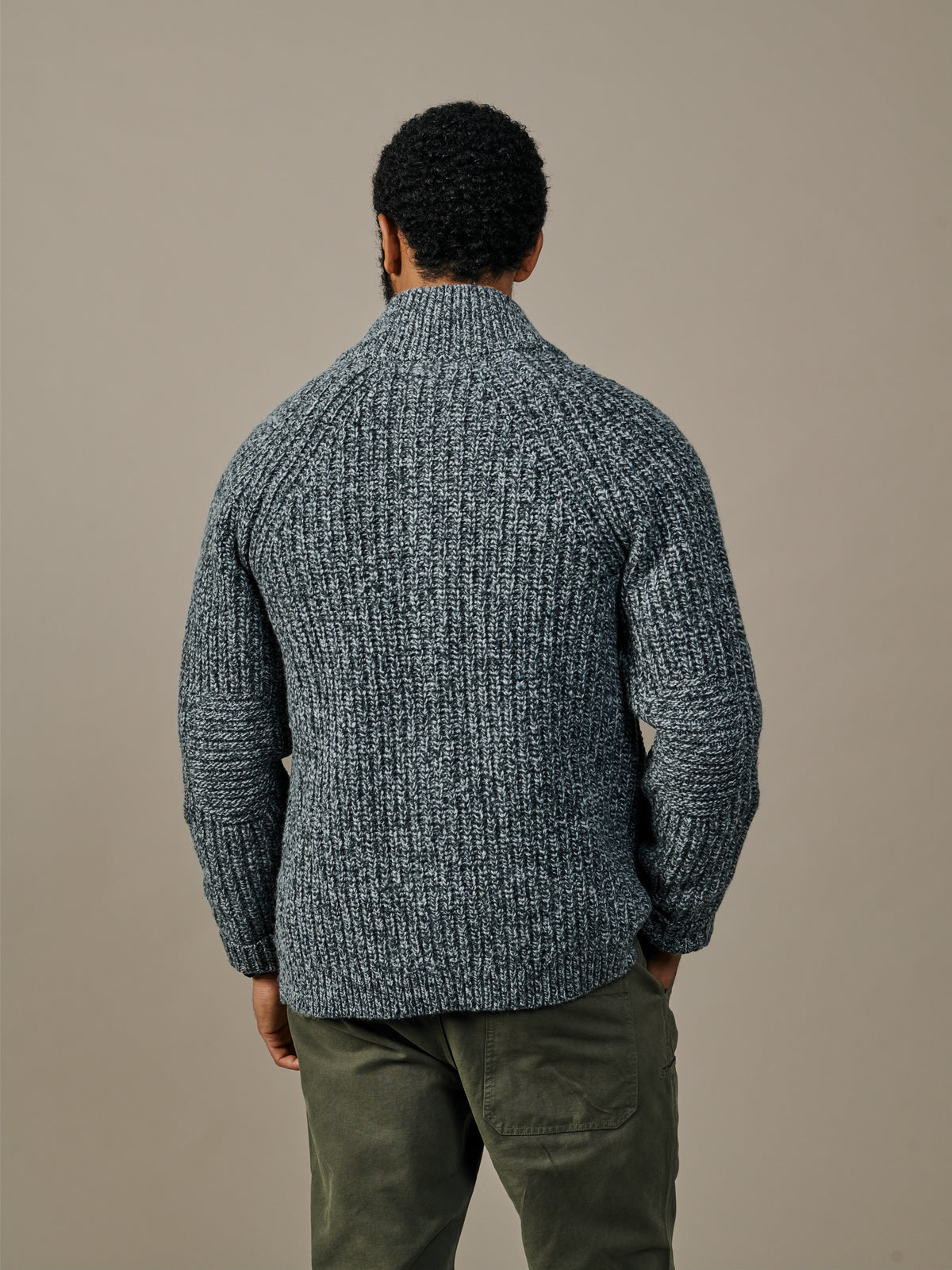 Aubin Charcoal Mix Boyds Button Through Cardigan | Cardigan