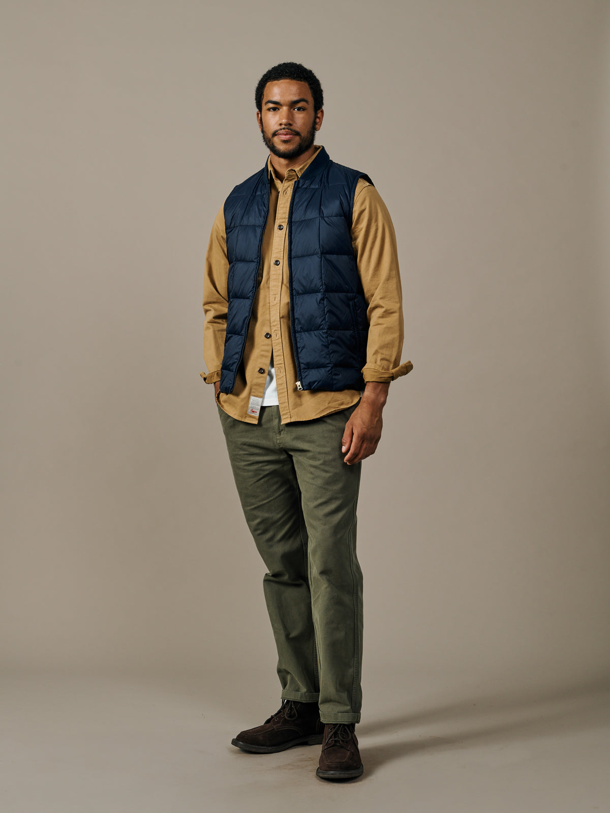 Aubin Navy Herriot Down Gilet | Gilet
