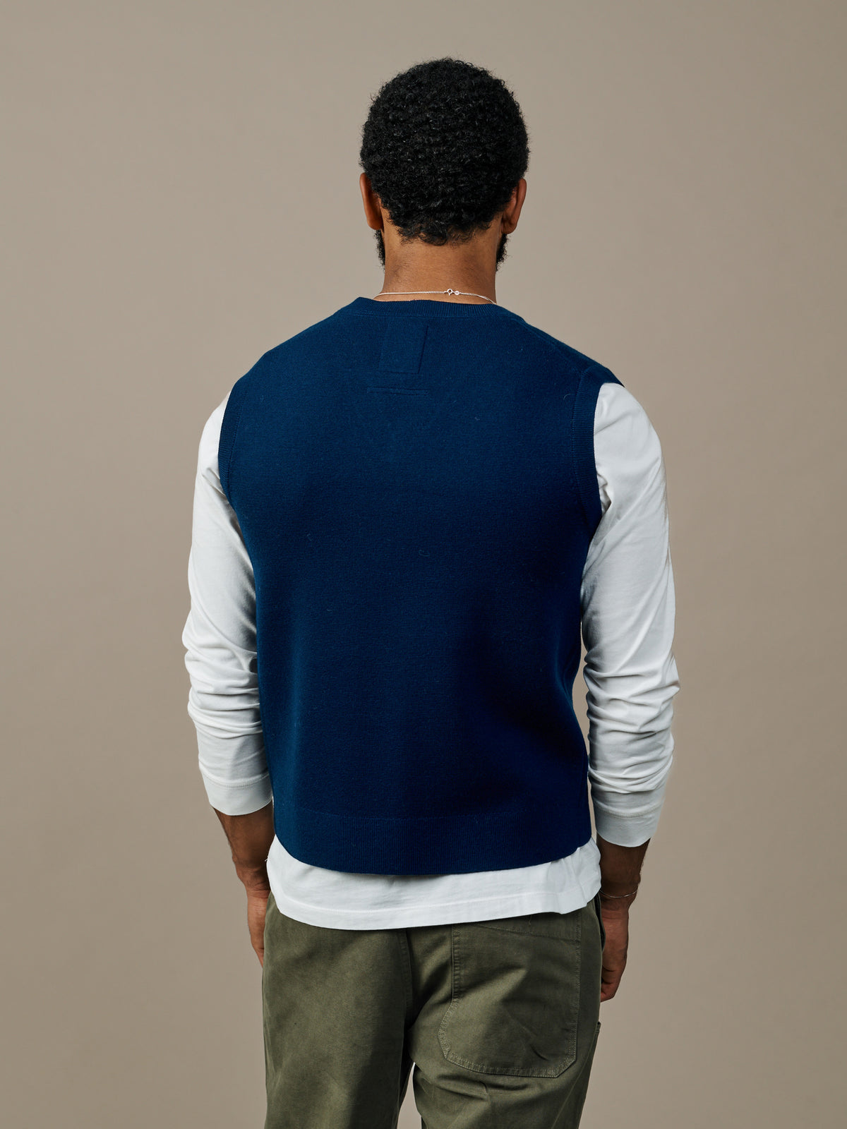 Aubin Navy Gadwell Formal Tank Top | Slipover