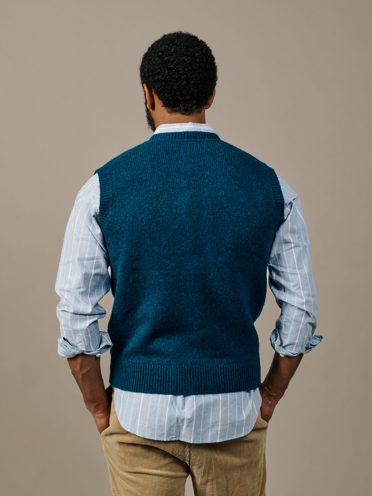 Aubin Peacock Ahberry Shetland Tank Top | Slipover