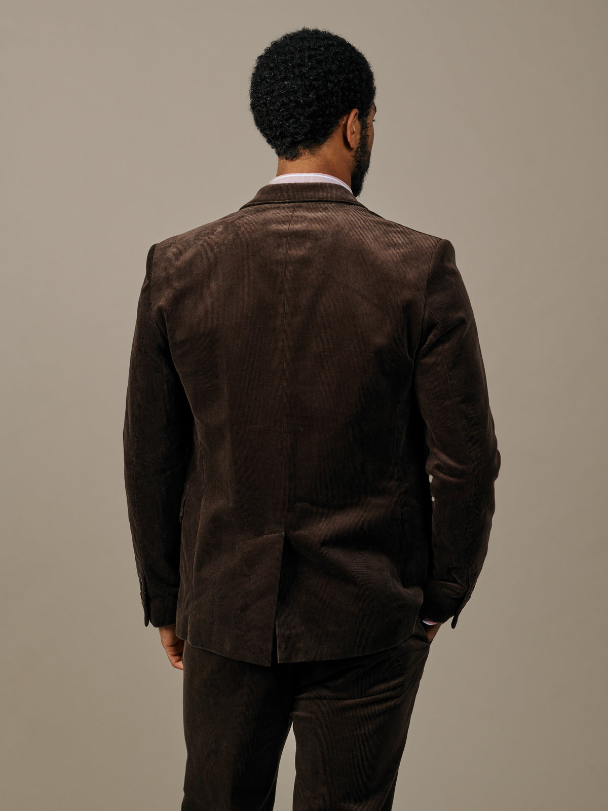 Aubin Dark Chocolate Marlborough Cord Suit Jacket | Cord Jacket