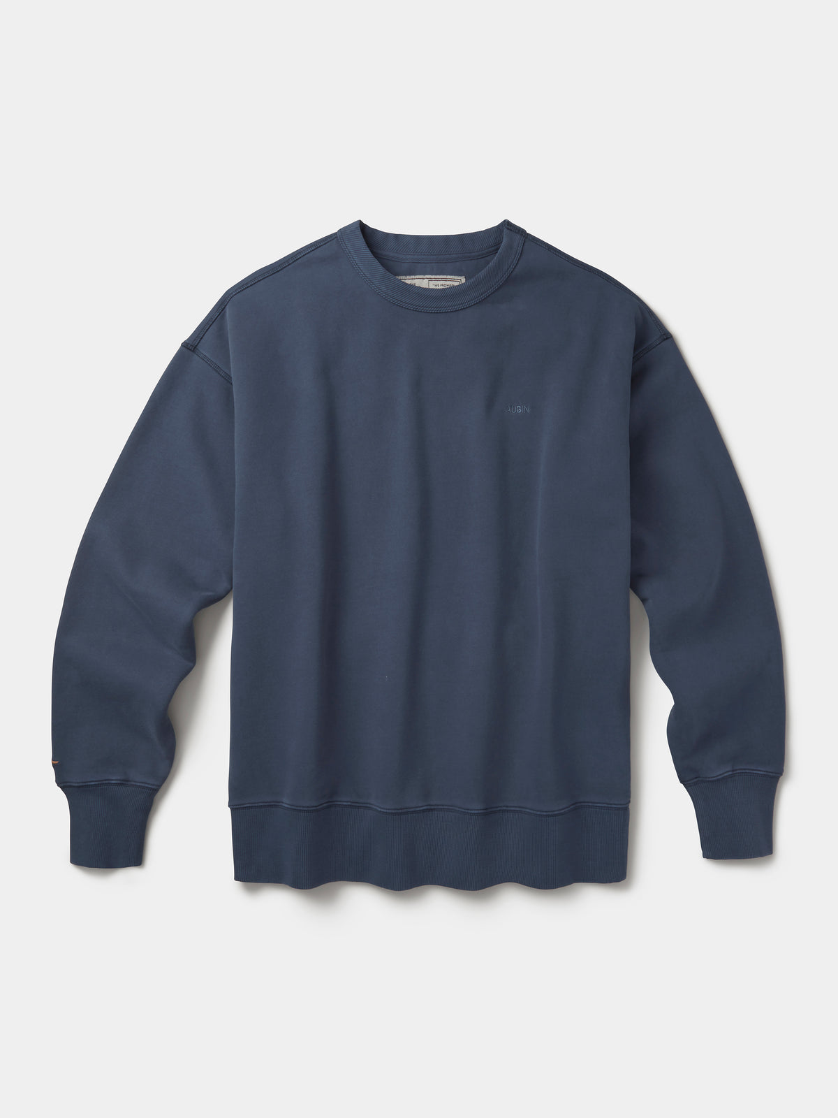 Aubin Navy Brandon Crew Neck Sweat | Crew Neck
