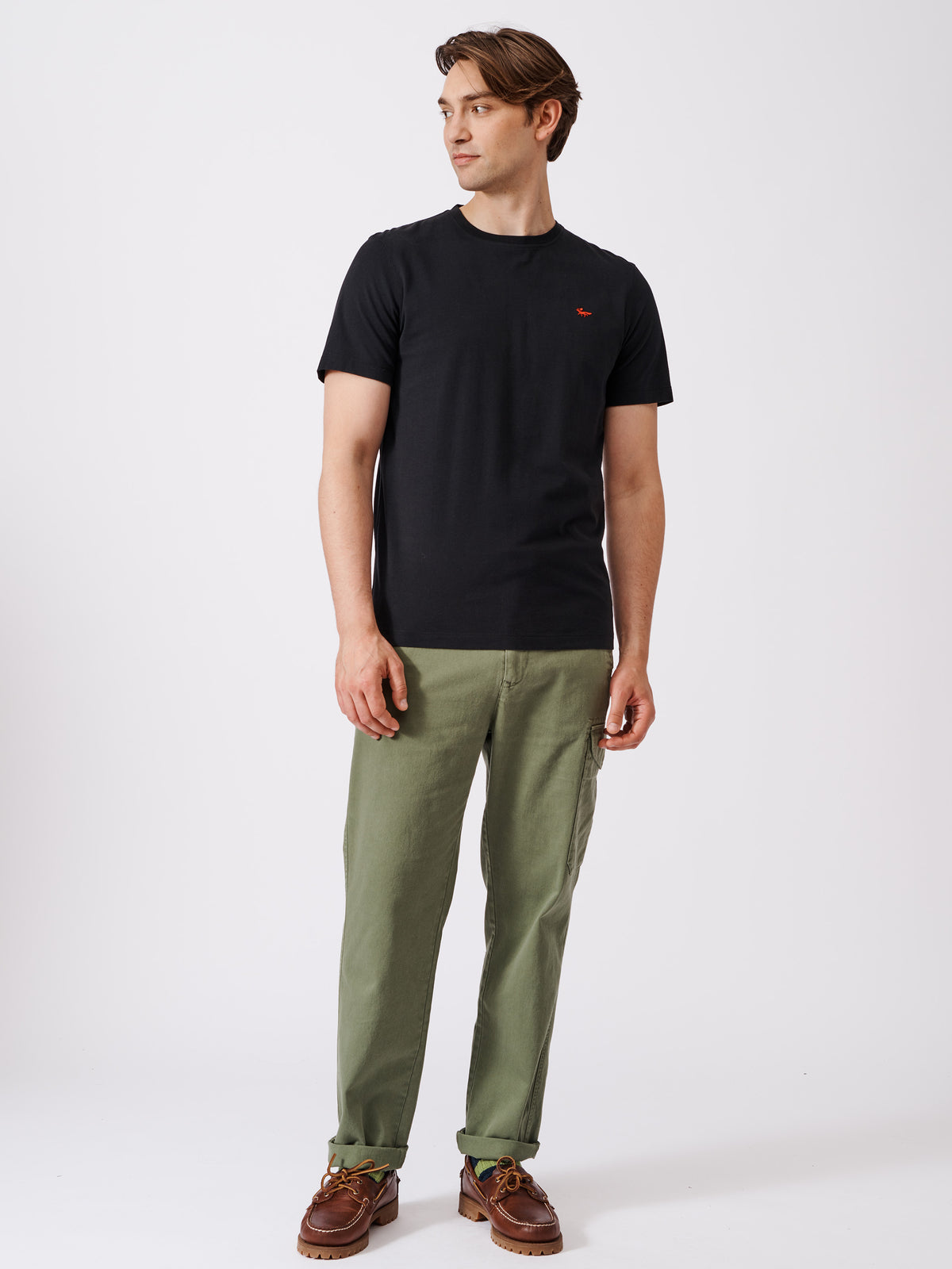 Aubin Black Aubin Organic Cotton T-Shirt | Classic Tee