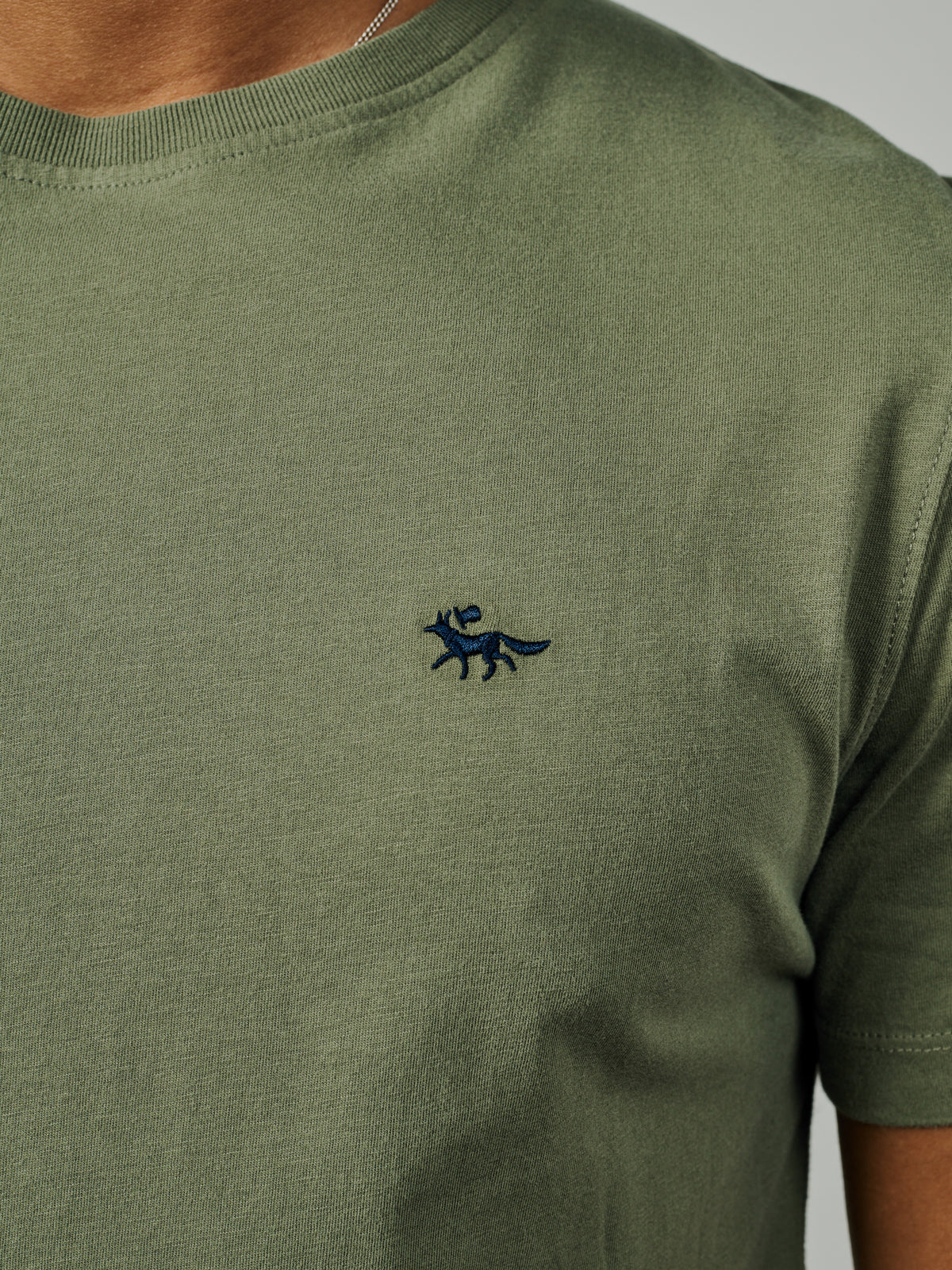 Aubin Light Khaki Aubin Organic Cotton T-Shirt | Classic Tee