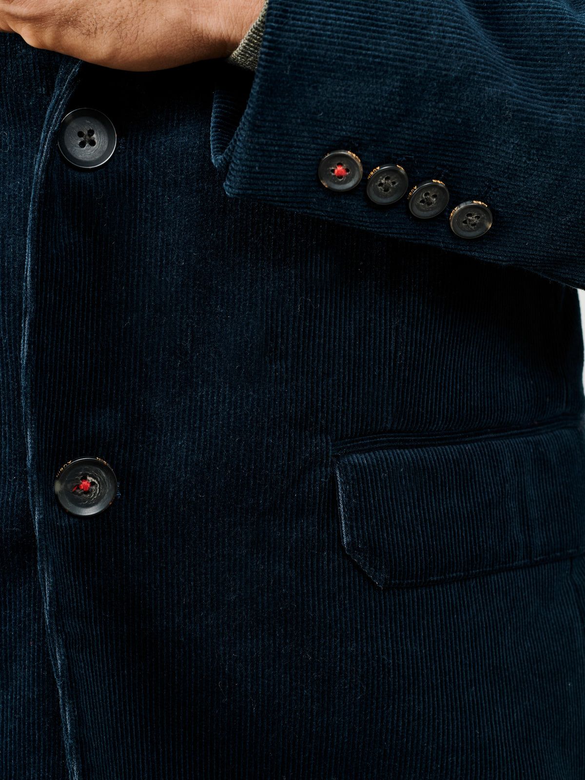 Aubin Navy Marlborough Cord Suit Jacket | Cord Jacket