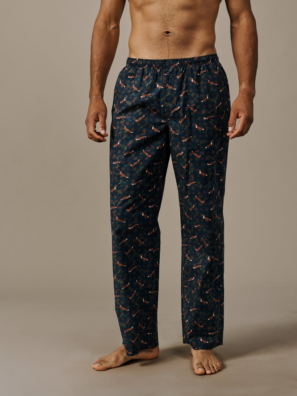 Aubin Fox Print Hellaby Lounge Pant | Loungepants