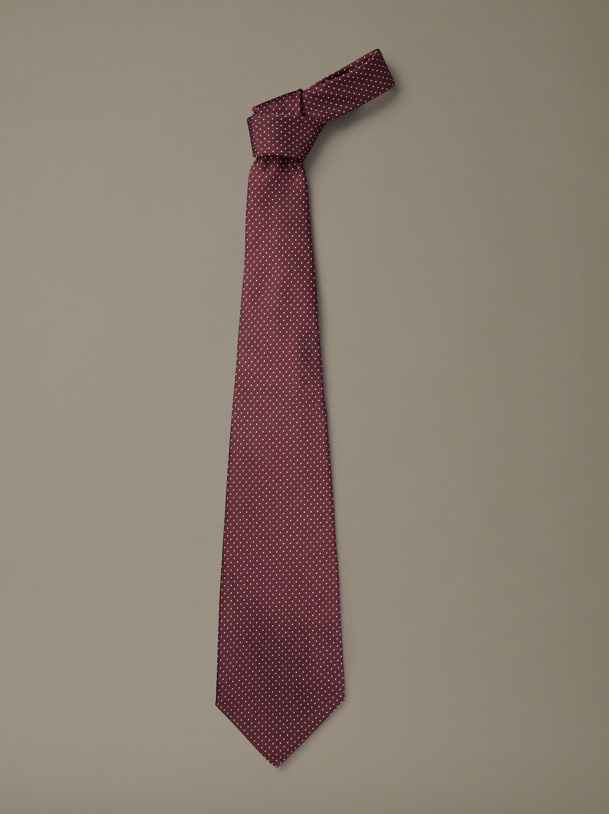 Aubin Pin Dot Silk Tie | Ties