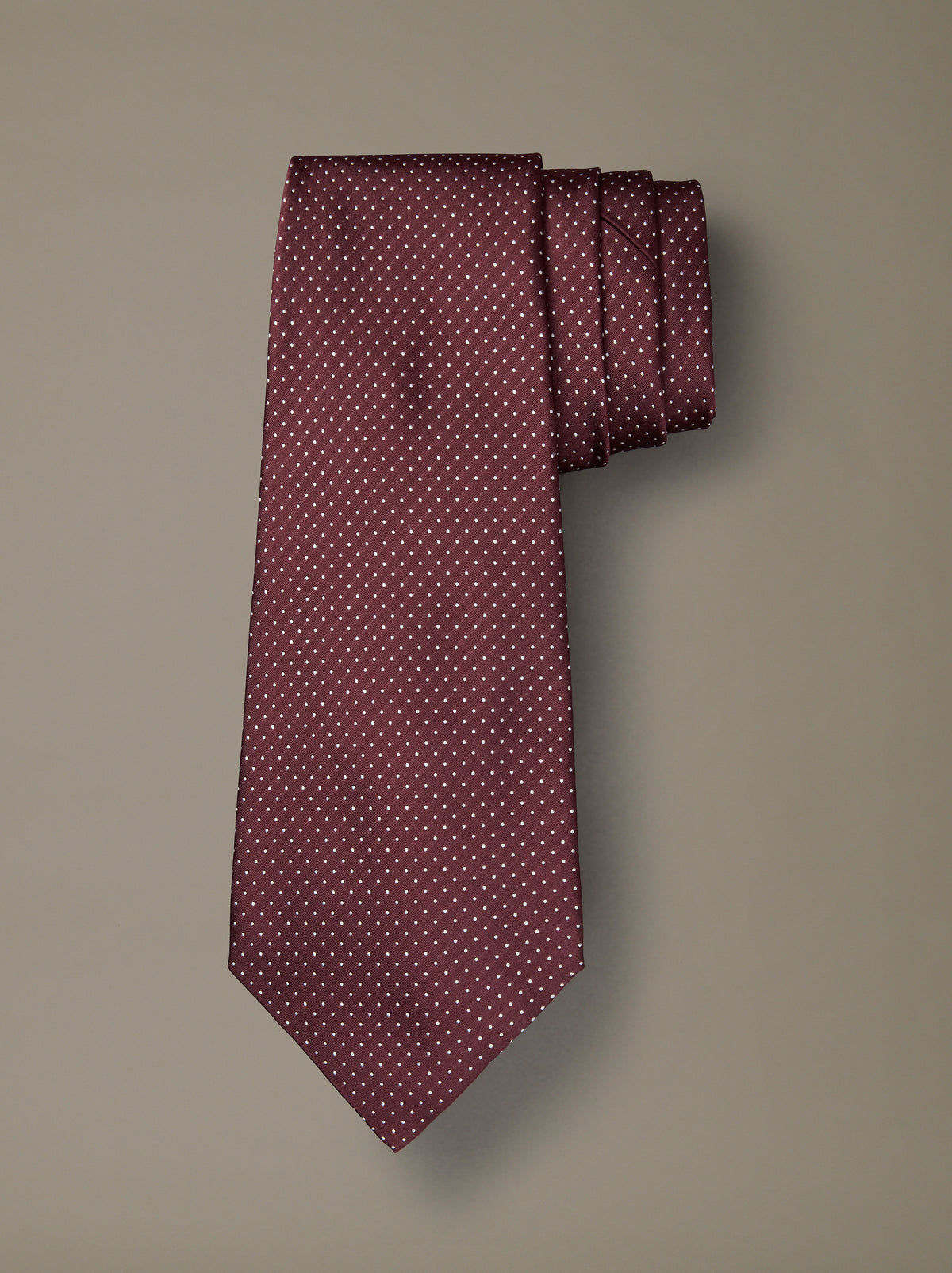 Aubin Pin Dot Silk Tie | Ties