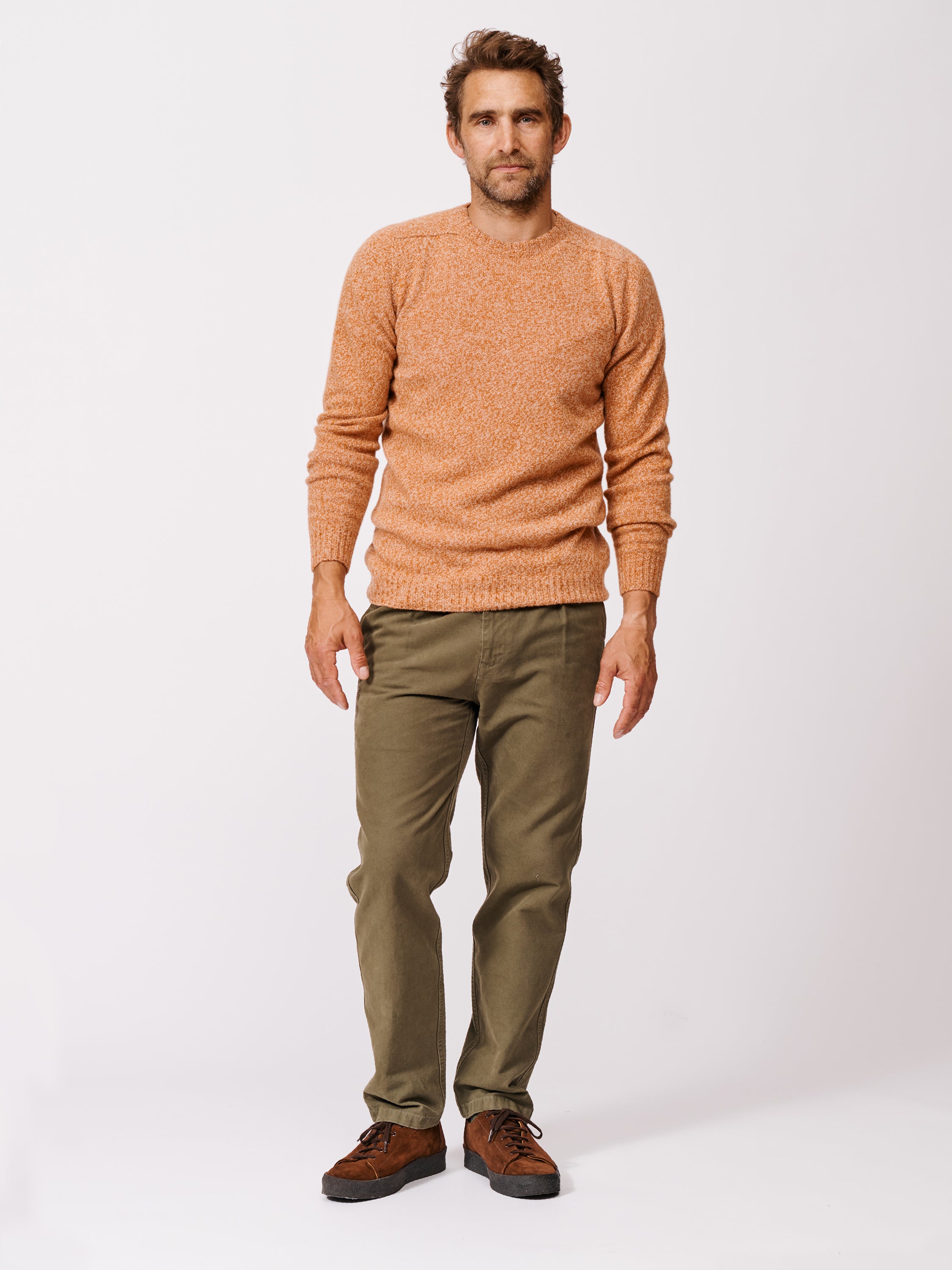 Abbots Cashmere Crew Neck Jumper – Aubin