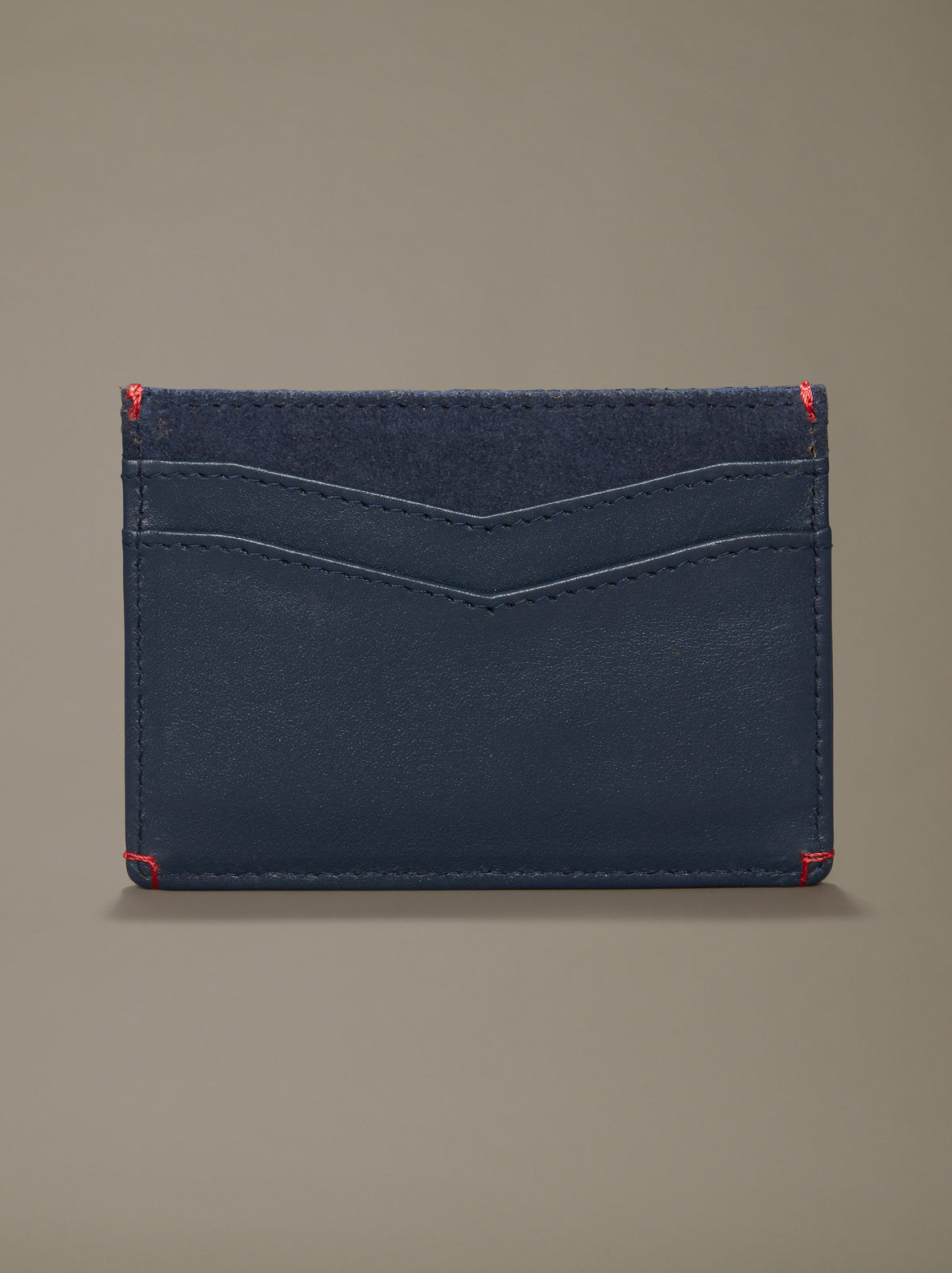 Aubin Navy Abney Leather Cardholder | Accessories