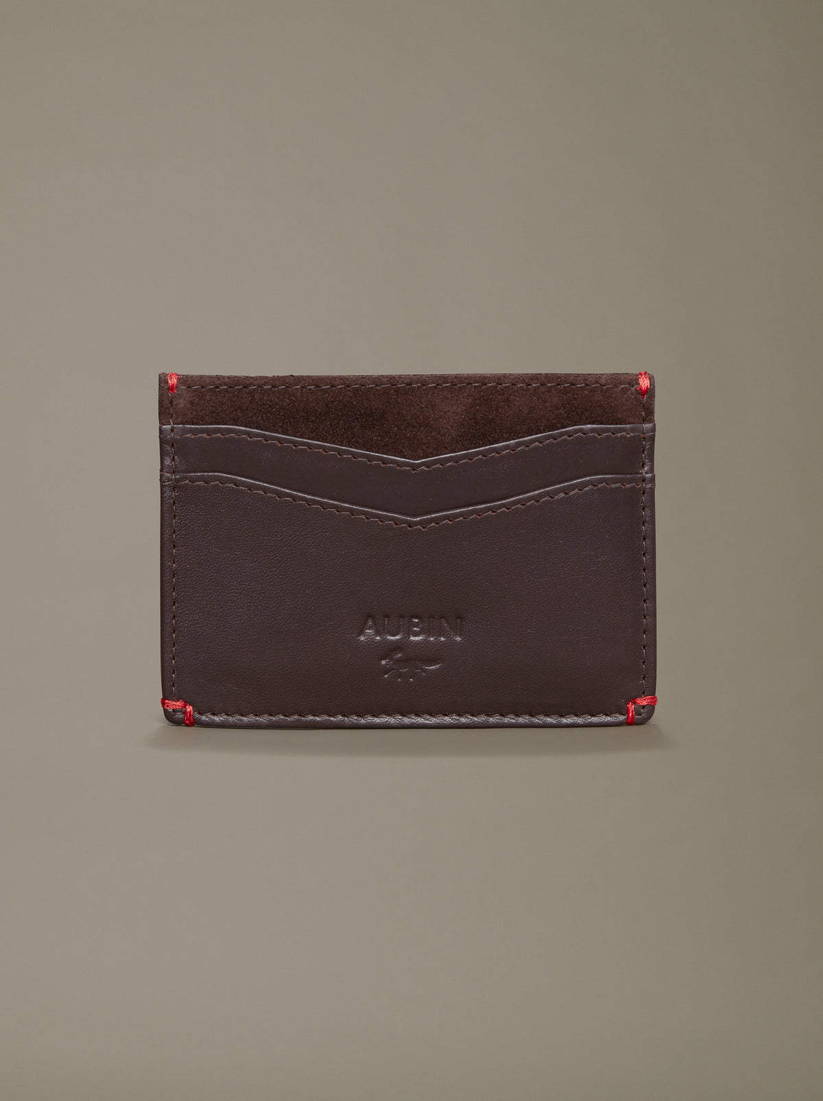 Aubin Brown Abney Leather Cardholder | Accessories