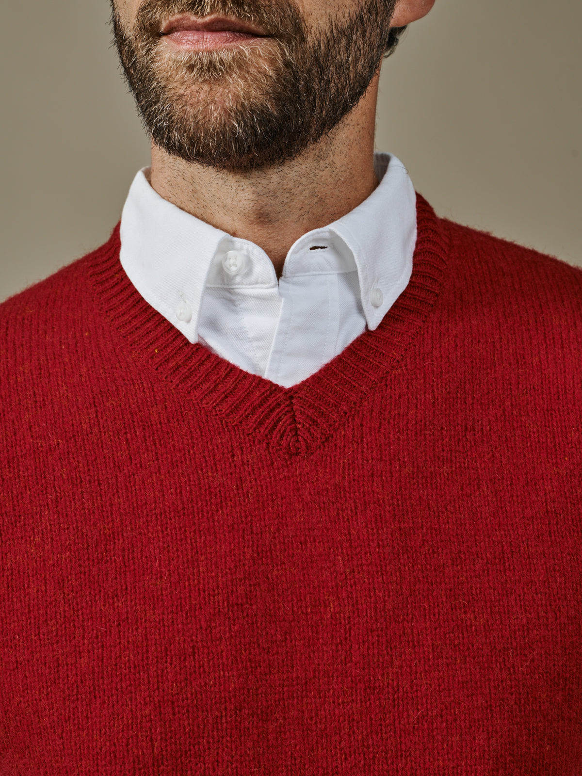 Aubin Rouge Ahberry Shetland Tank Top | Slipover