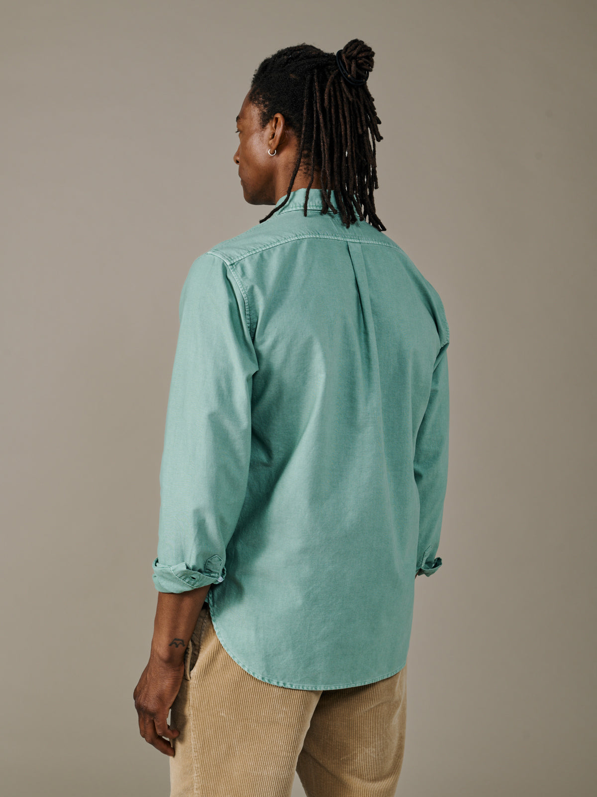 Aubin Light Green Aldridge Oxford Button Down Shirt | Oxford Shirt