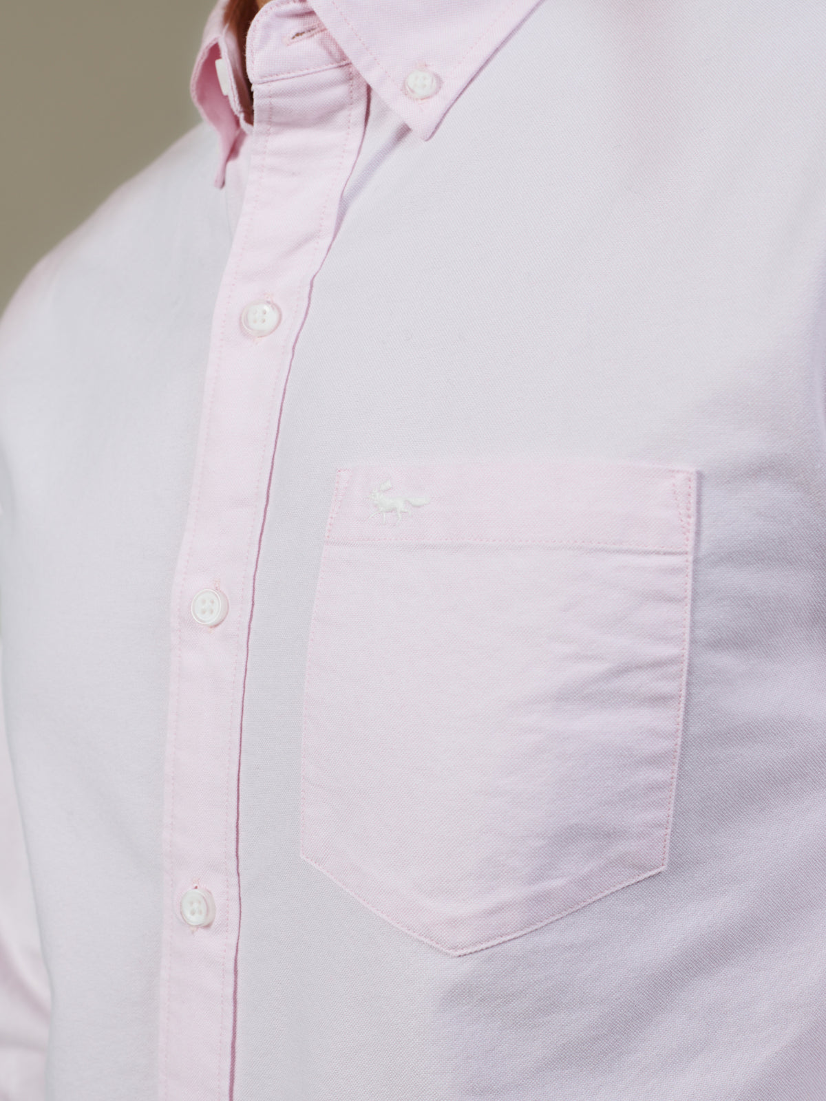 Aubin Pink Aldridge Oxford Button Down Shirt | Oxford Shirt