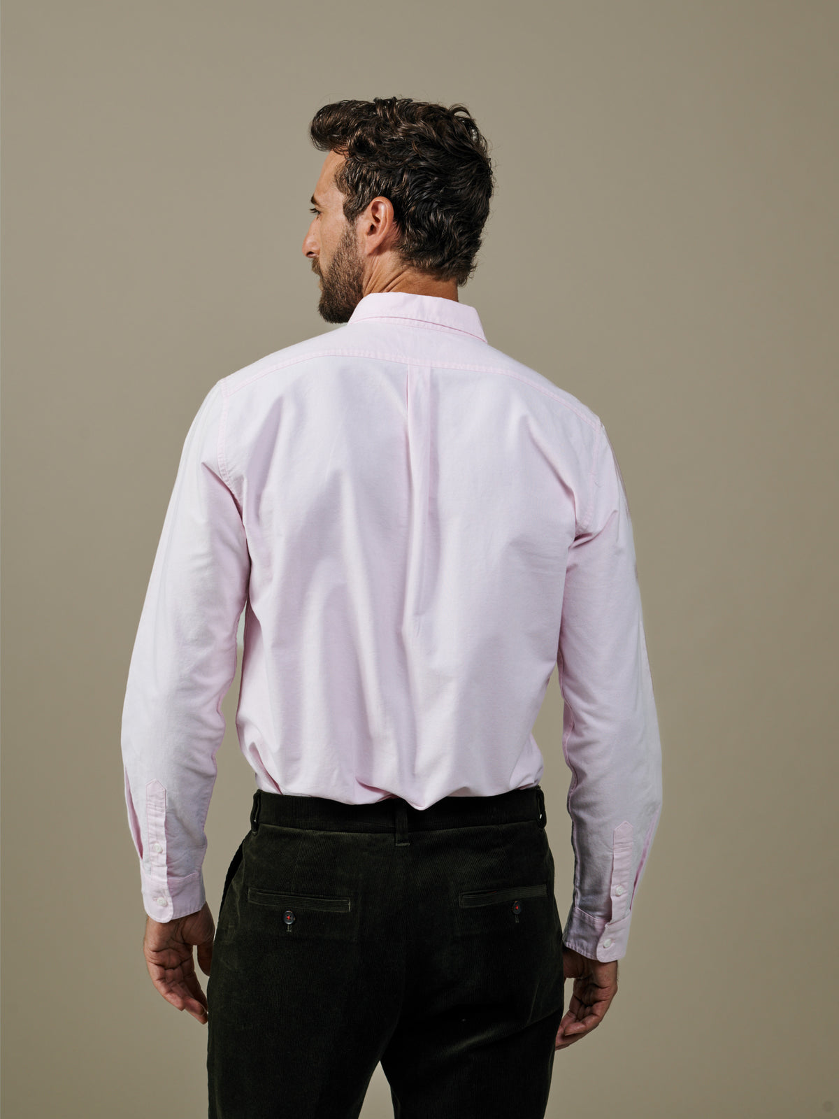 Aubin Pink Aldridge Oxford Button Down Shirt | Oxford Shirt