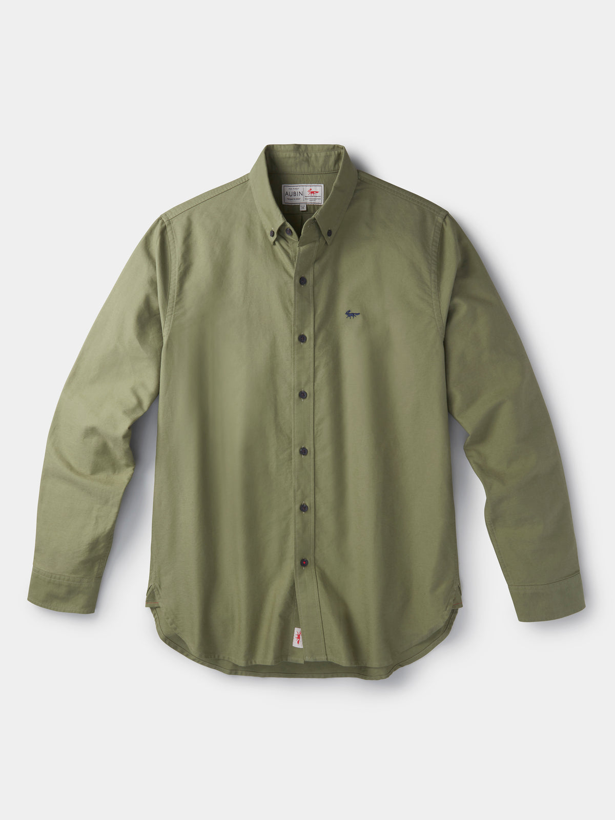 Aubin Khaki Alder Oxford Shirt | Oxford Shirt