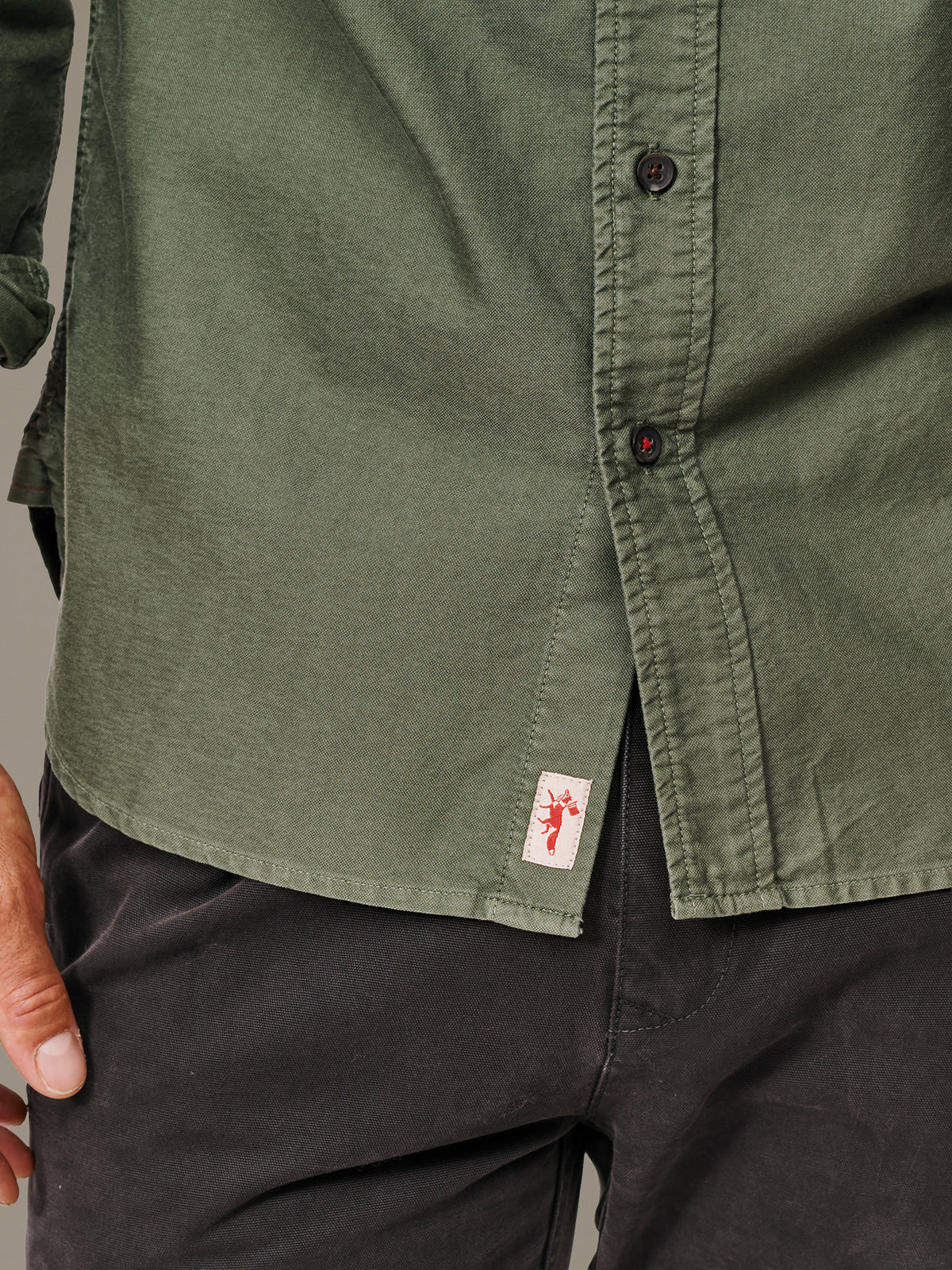 Aubin Dark Green Aldridge Oxford Button Down Shirt | Oxford Shirt