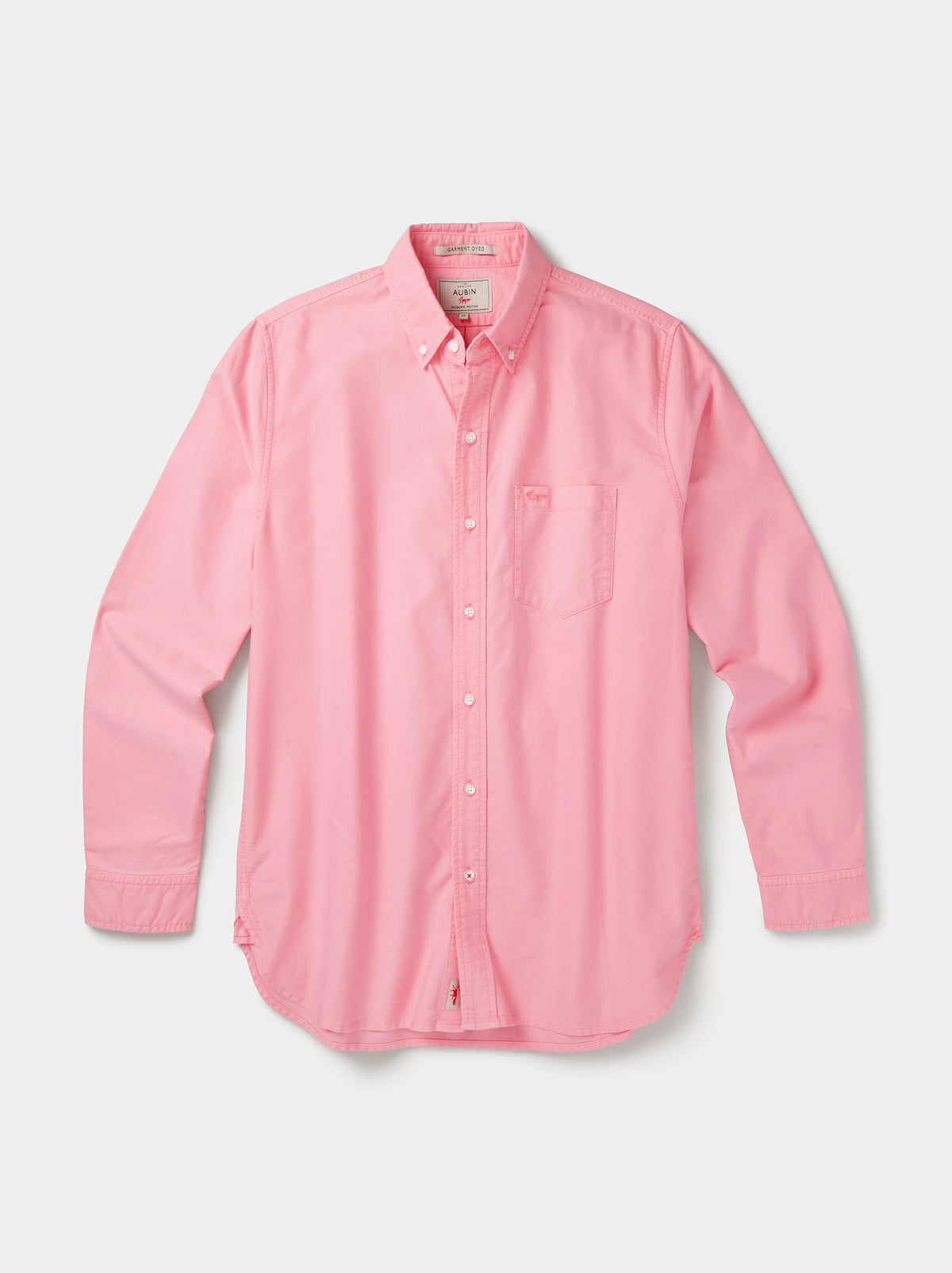 Aubin Peony Pink Aldridge Oxford Button Down Shirt | Oxford Shirt