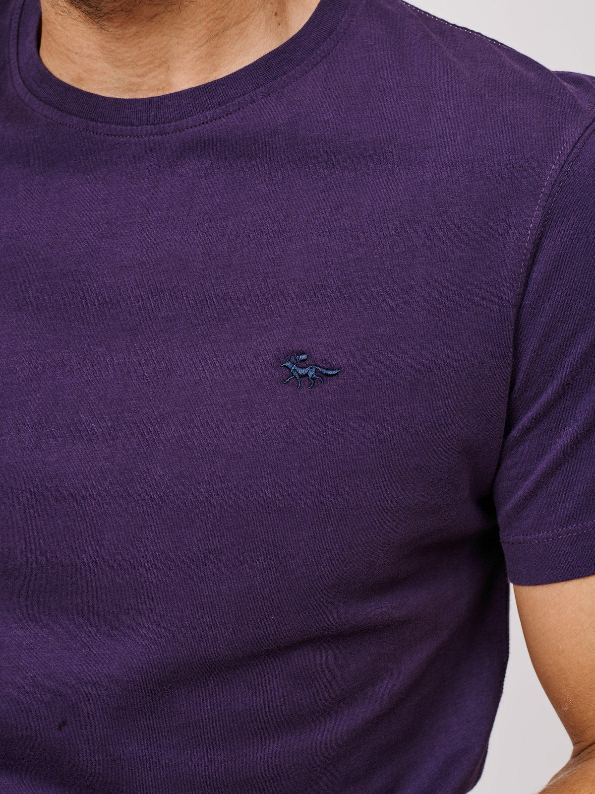 Aubin Purple Aubin Organic Cotton T-Shirt | Classic Tee