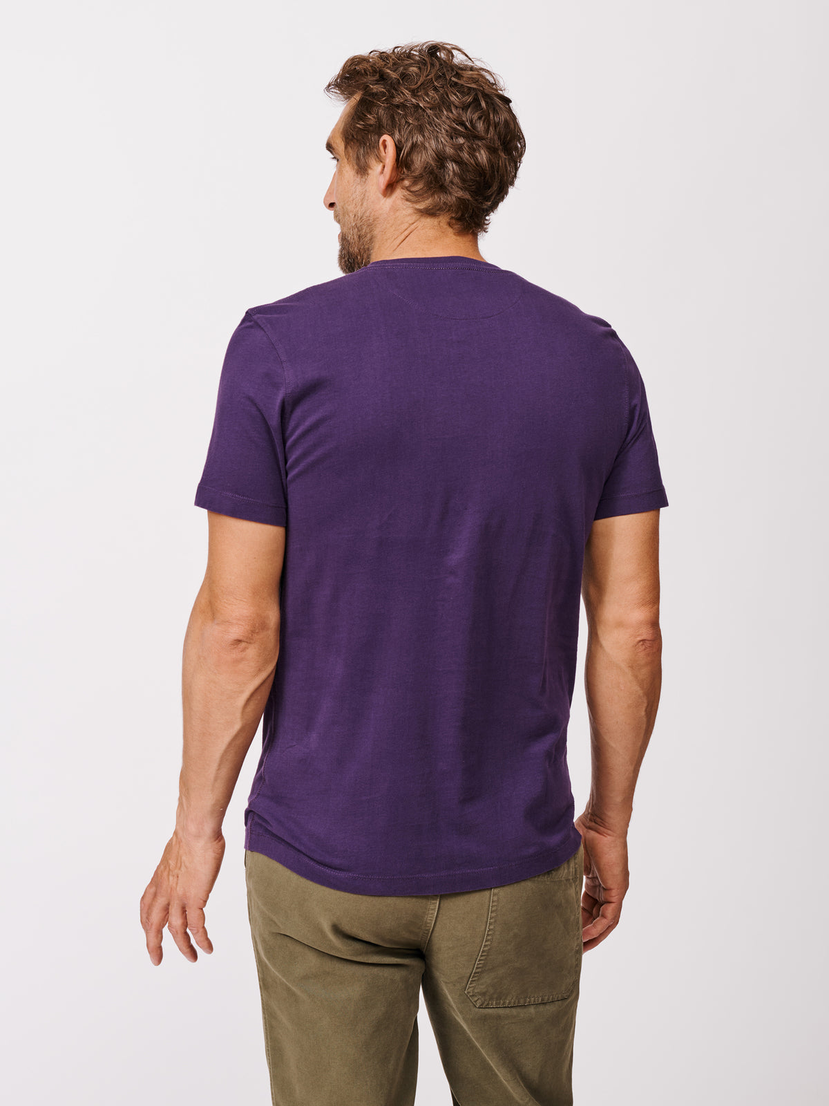 Aubin Purple Aubin Organic Cotton T-Shirt | Classic Tee