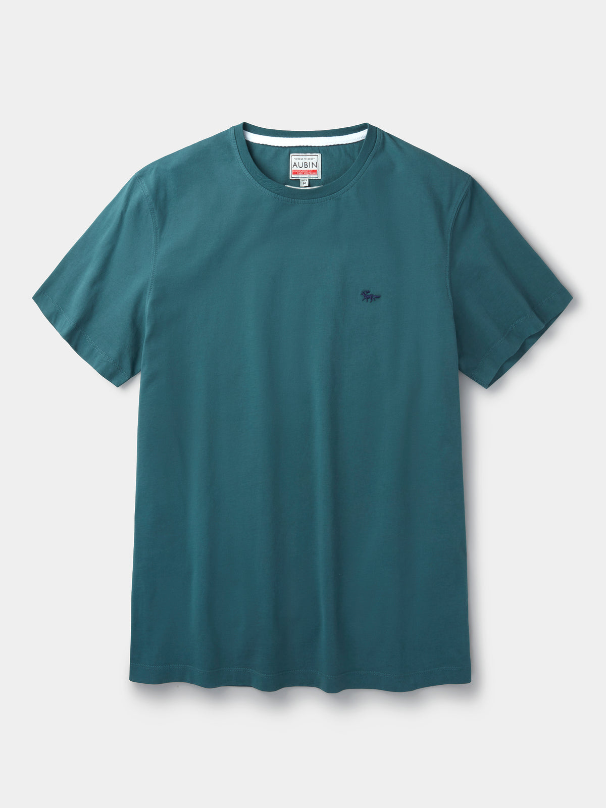 Aubin Dark Khaki Aubin Organic Cotton T-Shirt | Classic Tee
