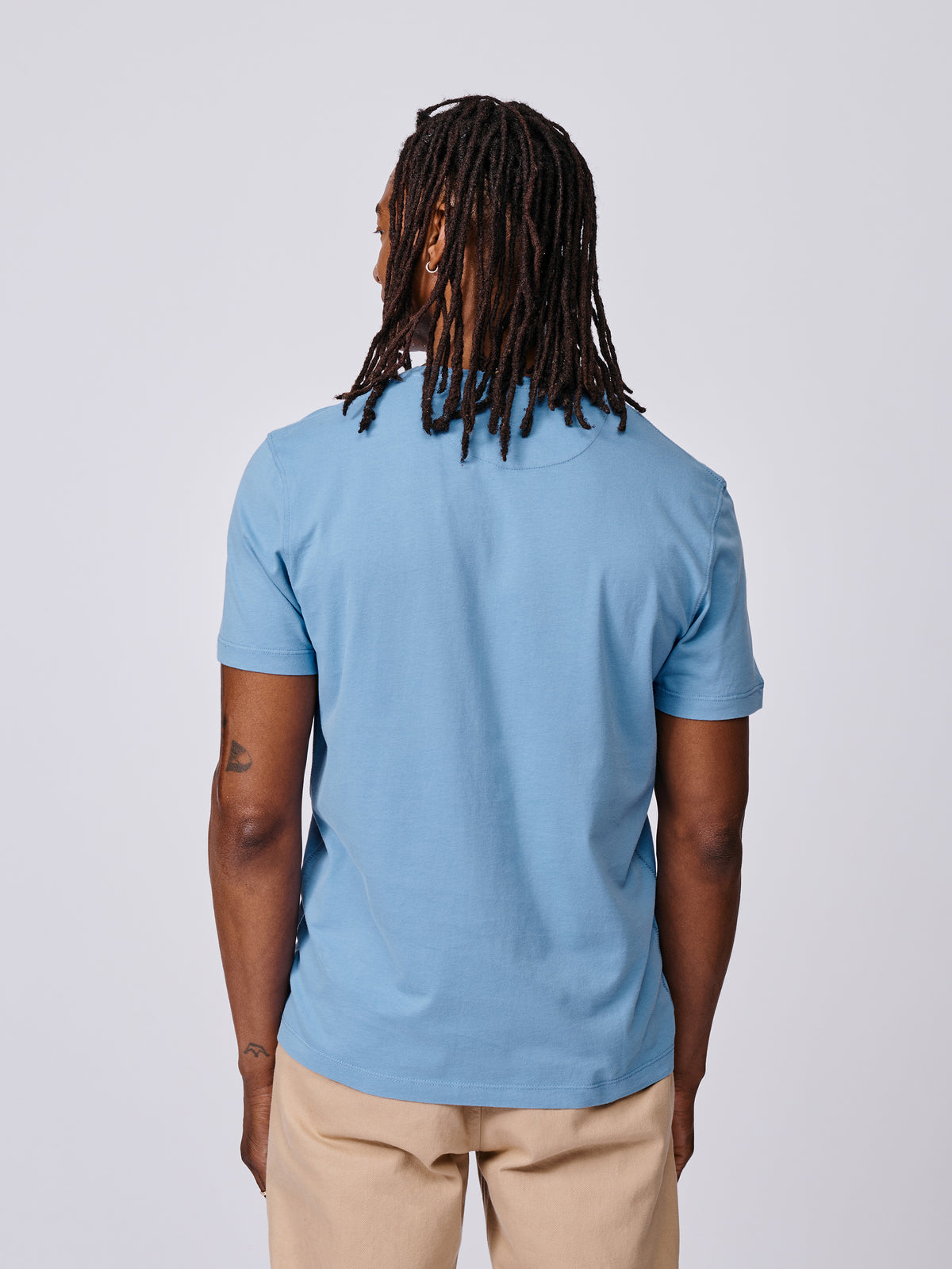 Aubin China Blue Aubin Organic Cotton T-Shirt | Classic Tee