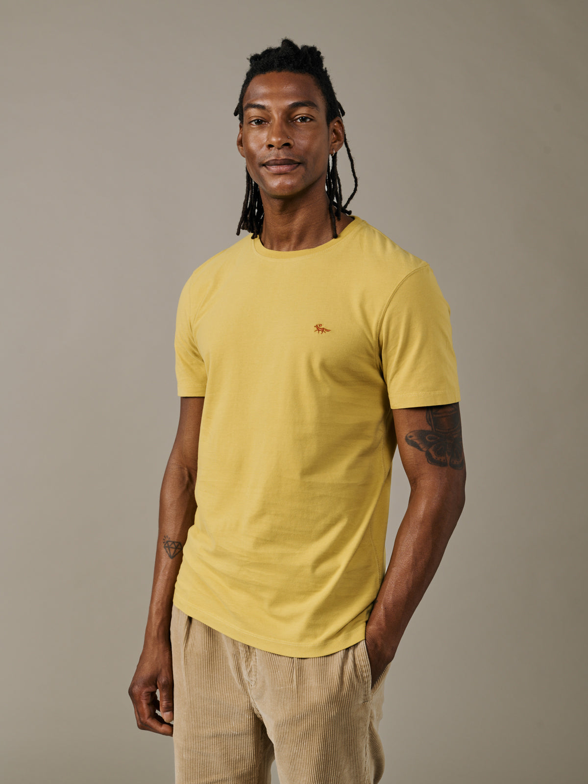 Aubin Turmeric Aubin Organic Cotton T-Shirt | Classic Tee