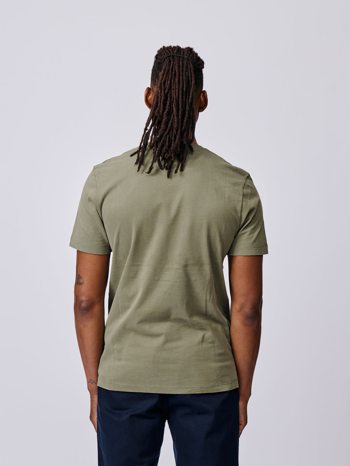 Aubin Light Khaki Aubin Organic Cotton T-Shirt | Classic Tee