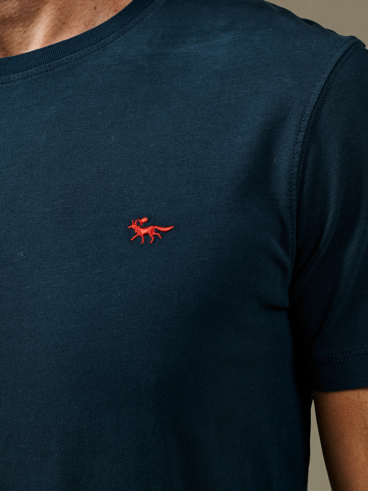Aubin Navy Aubin Organic Cotton T-Shirt | Classic Tee