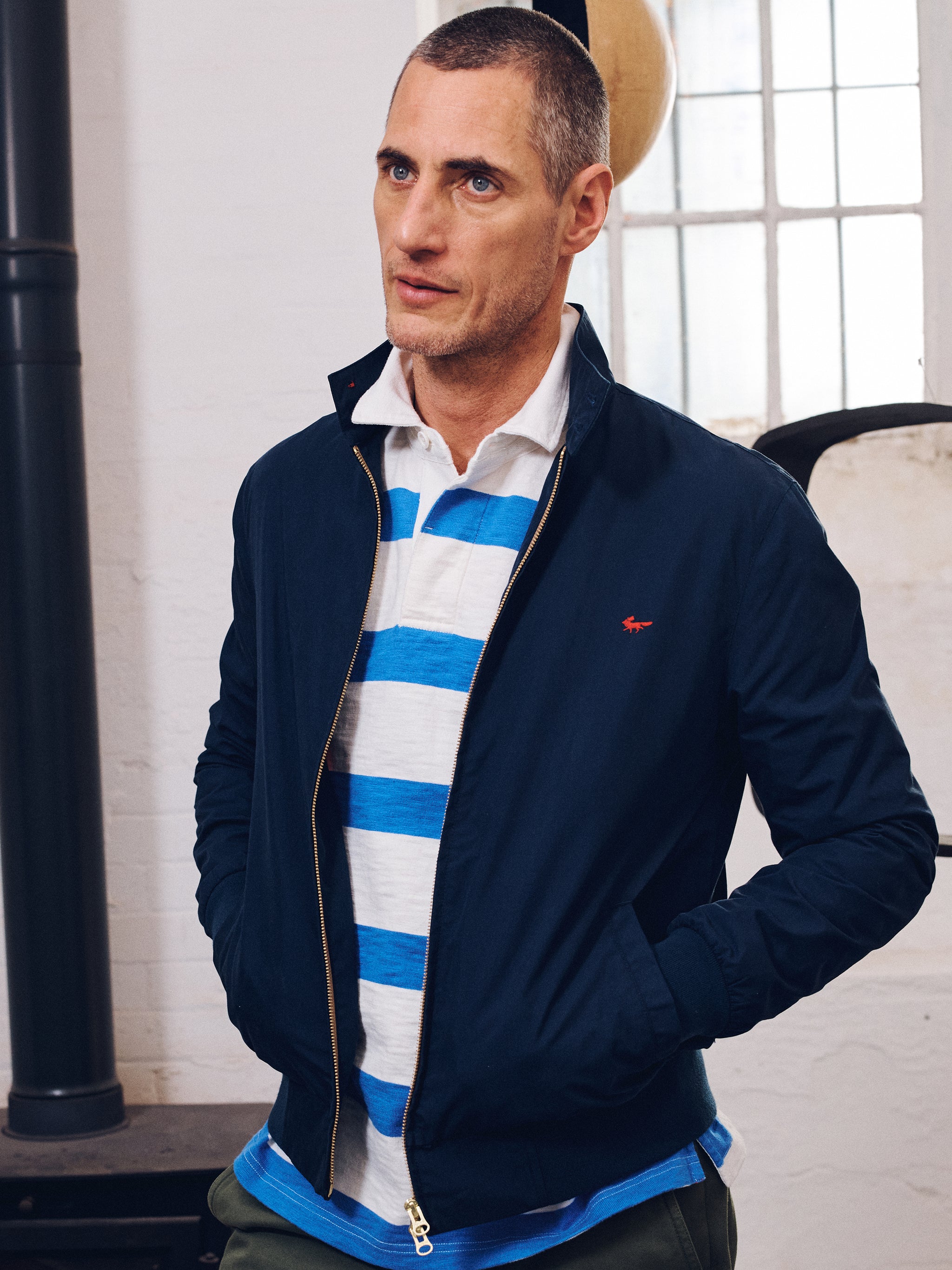 The CLASIK HARRIGTON JACKET 46 ネイビー Original 70s Style