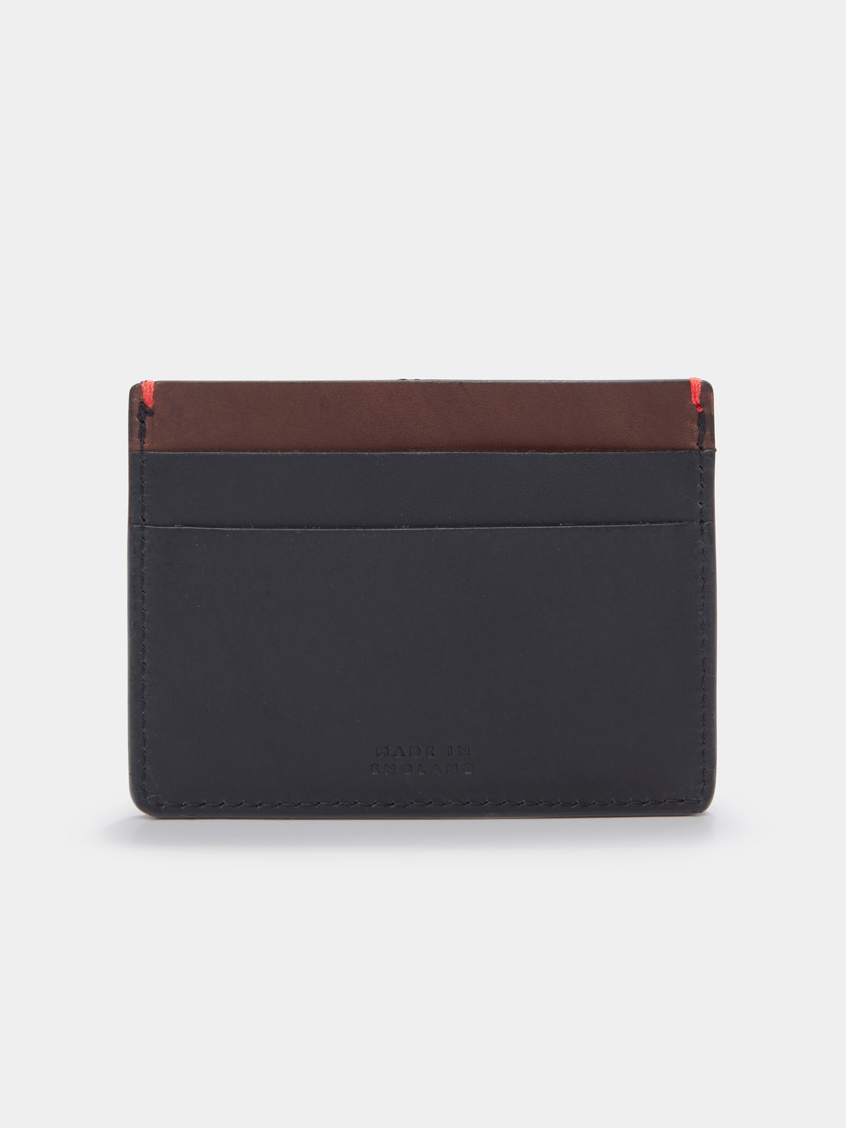 Aubin Black/Brown Avery Card Holder | Wallets