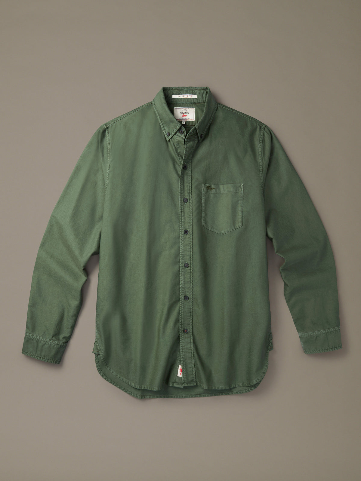 Aubin Dark Green Aldridge Oxford Button Down Shirt | Oxford Shirt