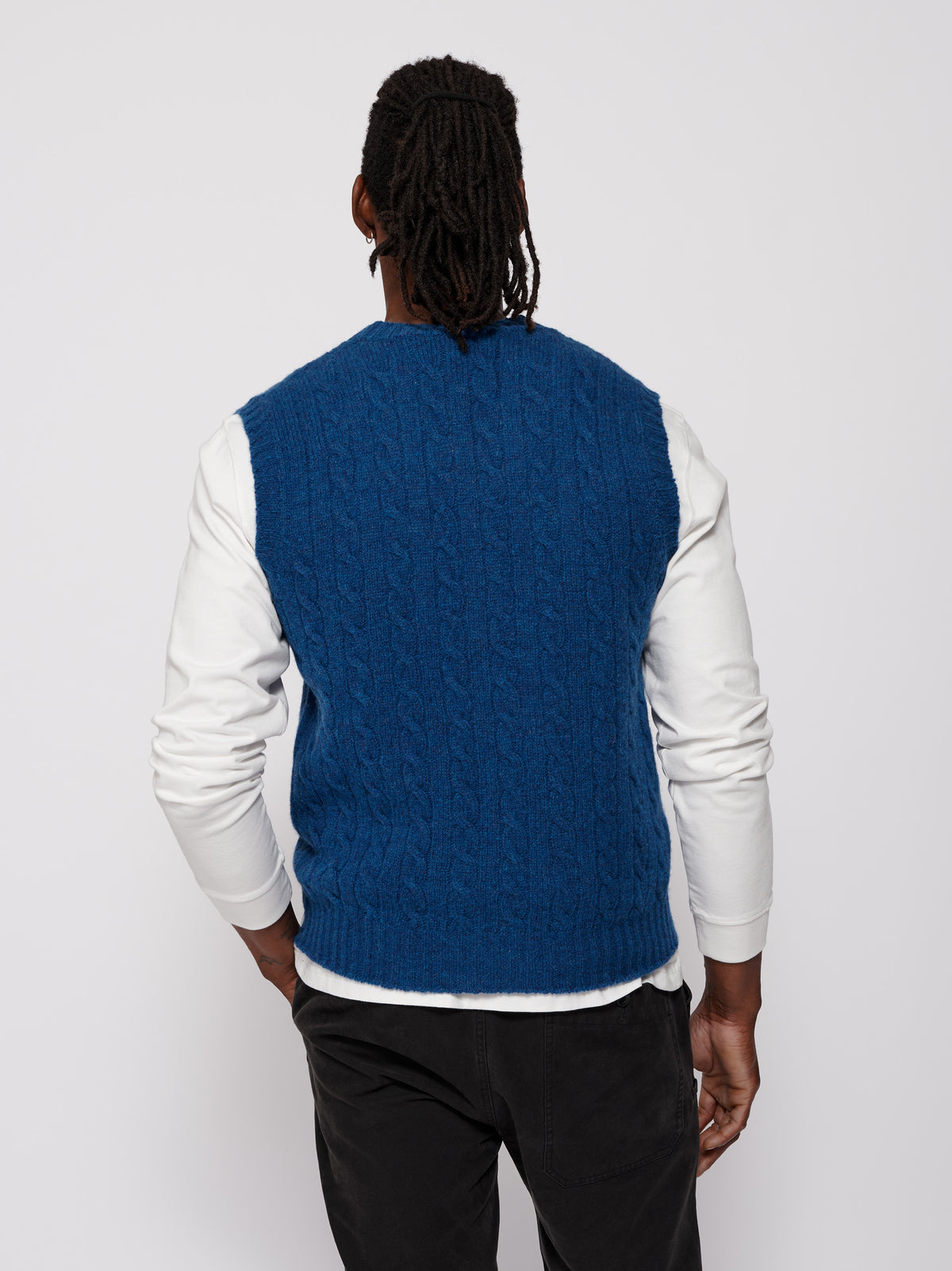 Aubin Allomont Tank Top in Cornflower, back view