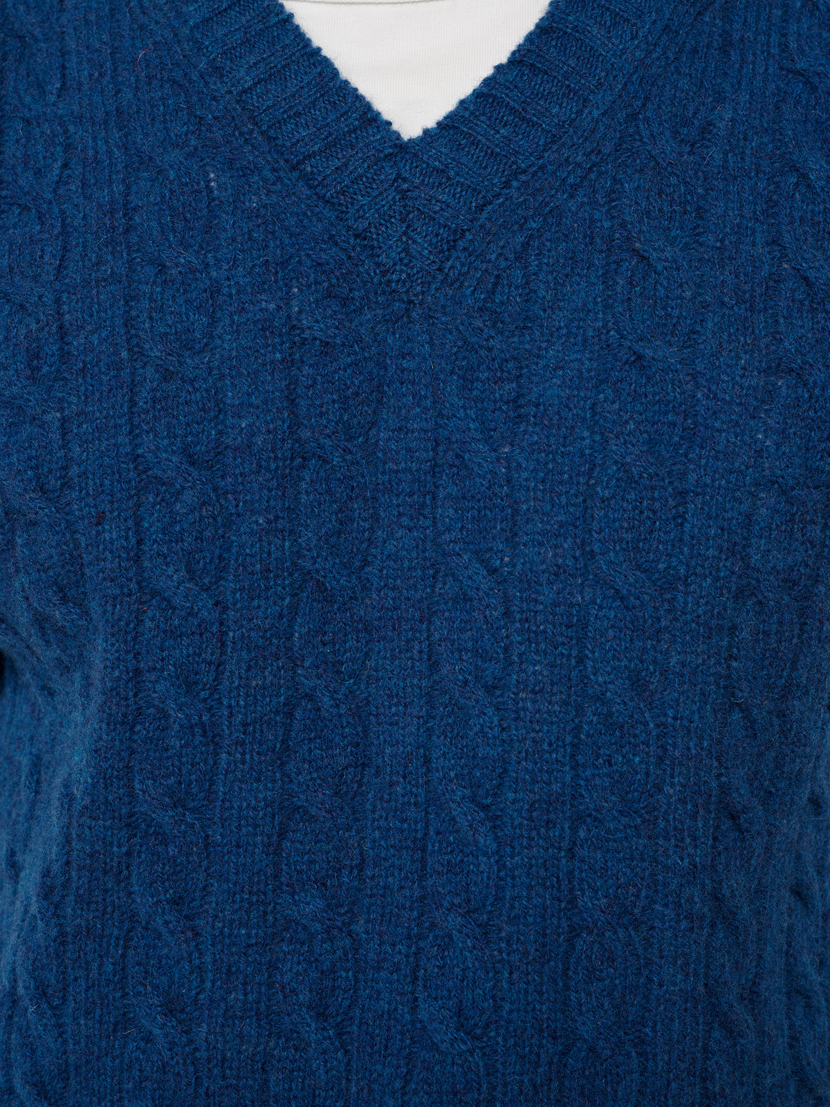 Aubin Allomont Tank Top in Cornflower, detail view