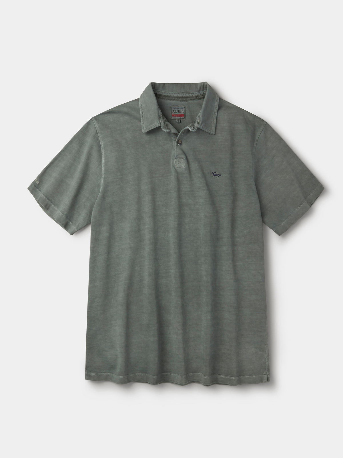Aubin Khaki Arkwright Heavyweight Jersey Polo | Polo Shirts