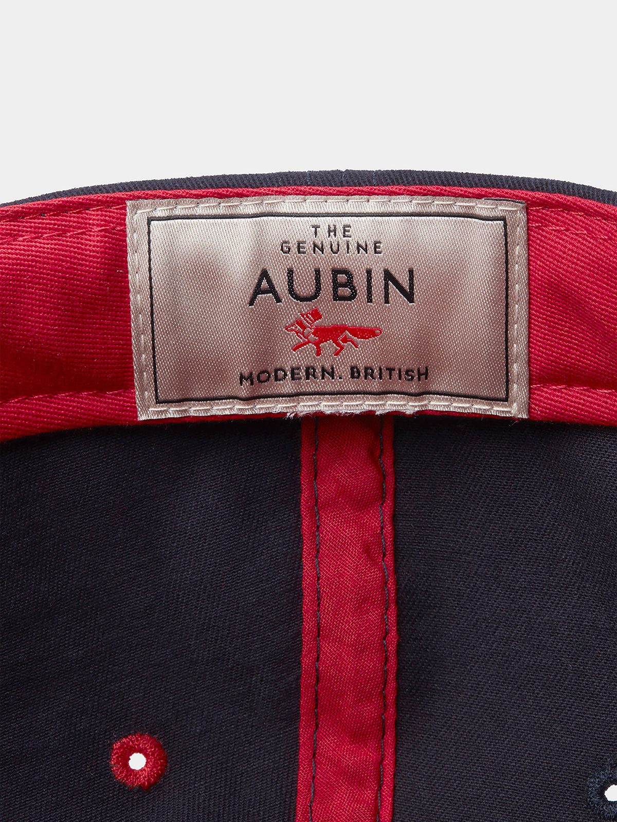 Aubin Navy Fox Arnside Washed Twill Cap | Hats