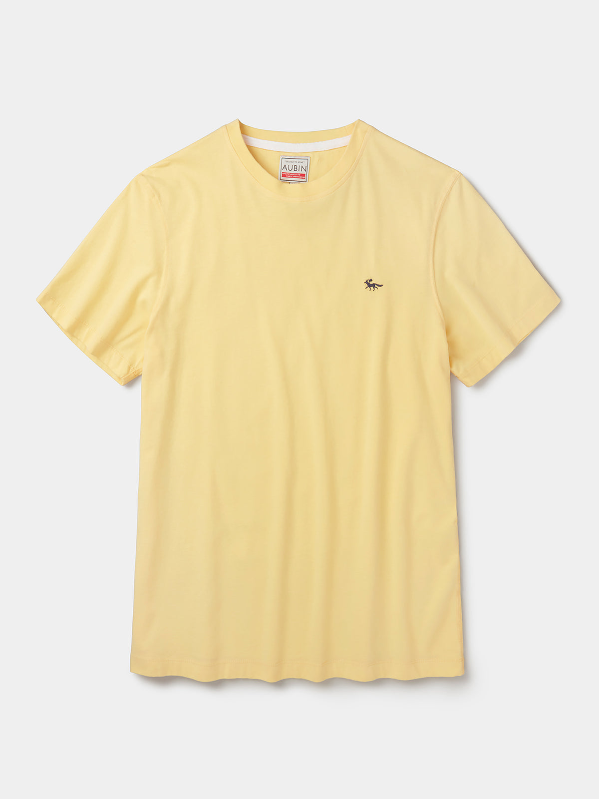 Aubin Yellow Aubin Organic Cotton T-Shirt | Classic Tee
