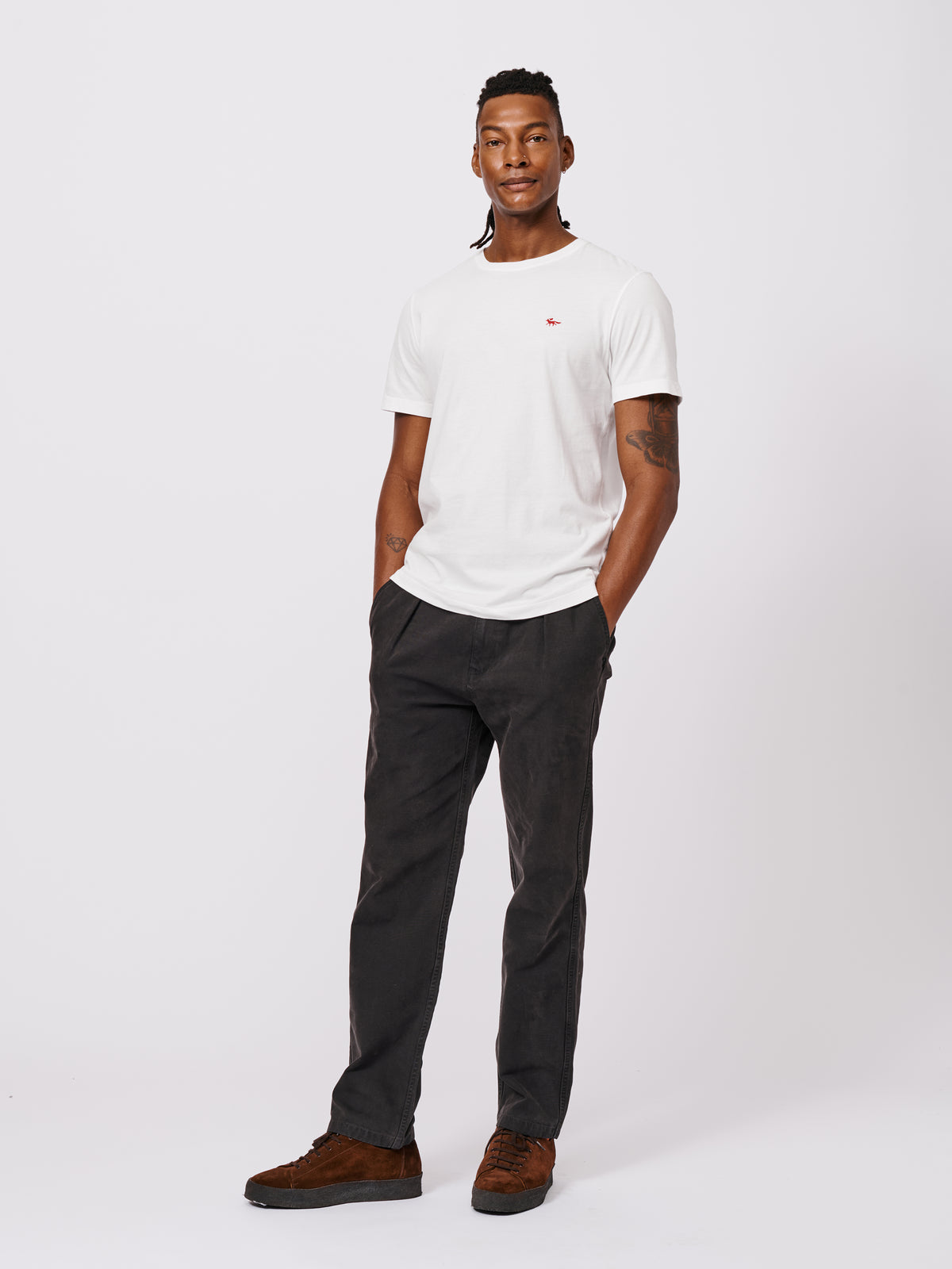 Aubin White Aubin Organic Cotton T-Shirt | Classic Tee