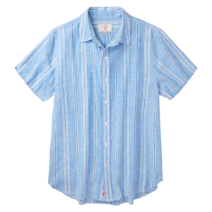 Austin Linen Blend Short Sleeved Shirt