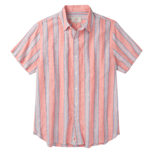 Austin Linen Blend Short Sleeved Shirt
