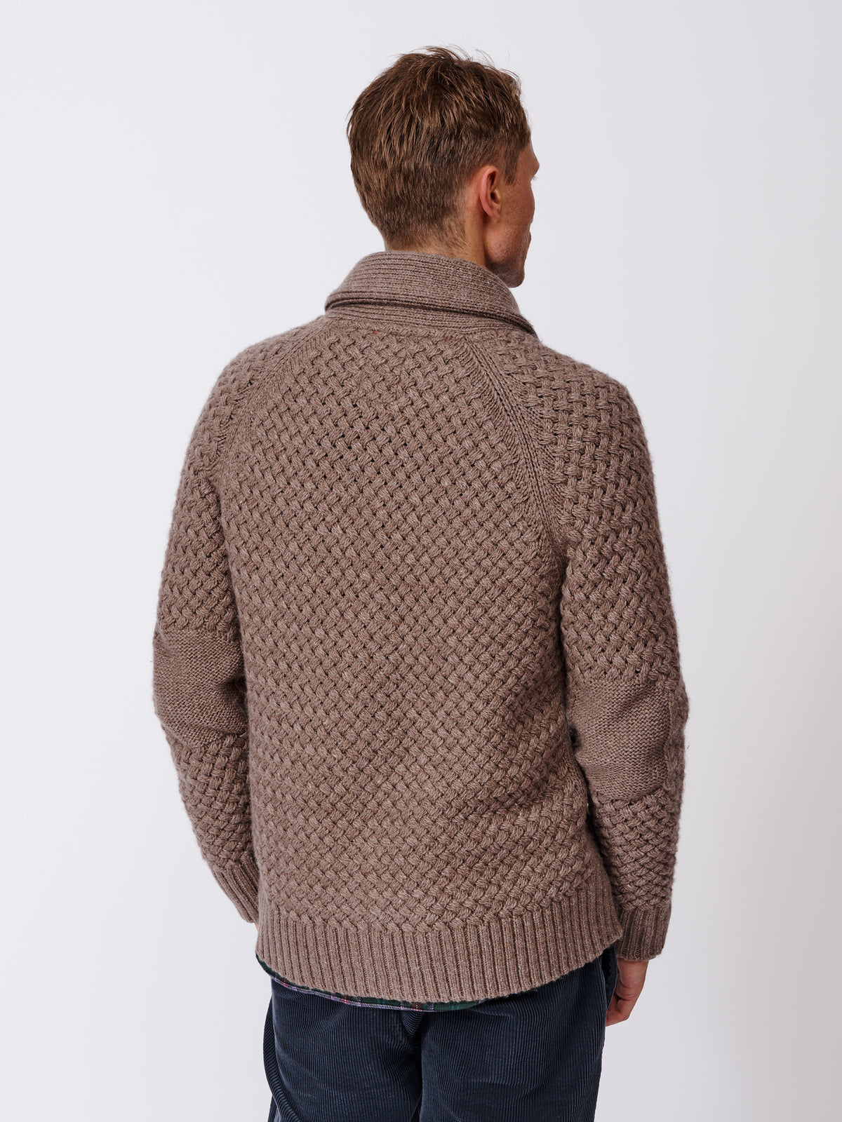 Aubin Fawn Frampton Shawl Cardigan | Cardigan