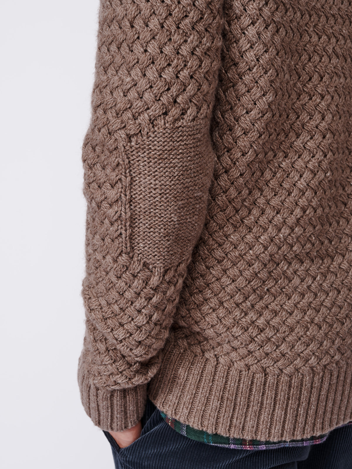 Aubin Fawn Frampton Shawl Cardigan | Cardigan