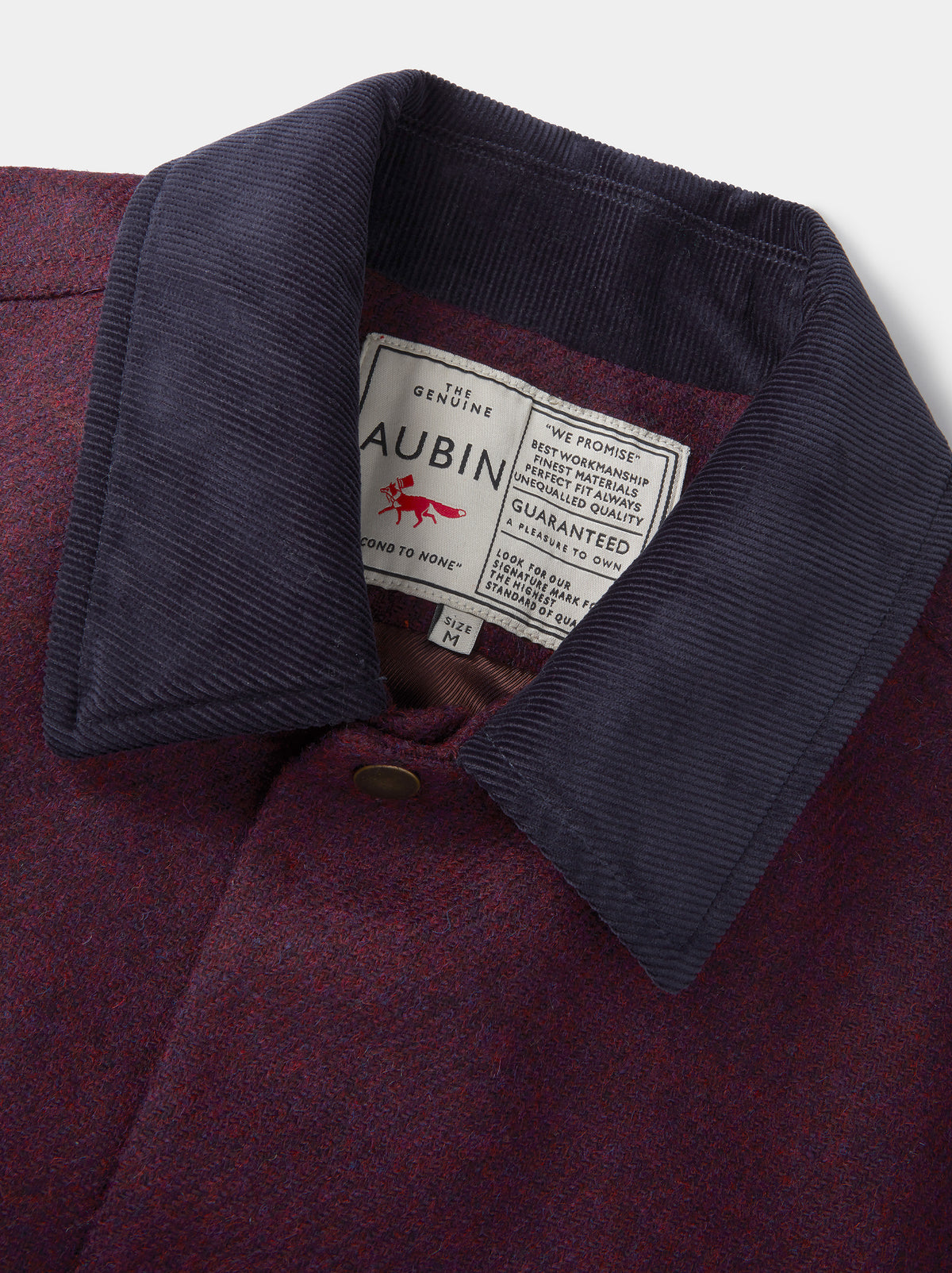 Aubin Purple Corby Shetland Wool Jacket | Wool Jacket