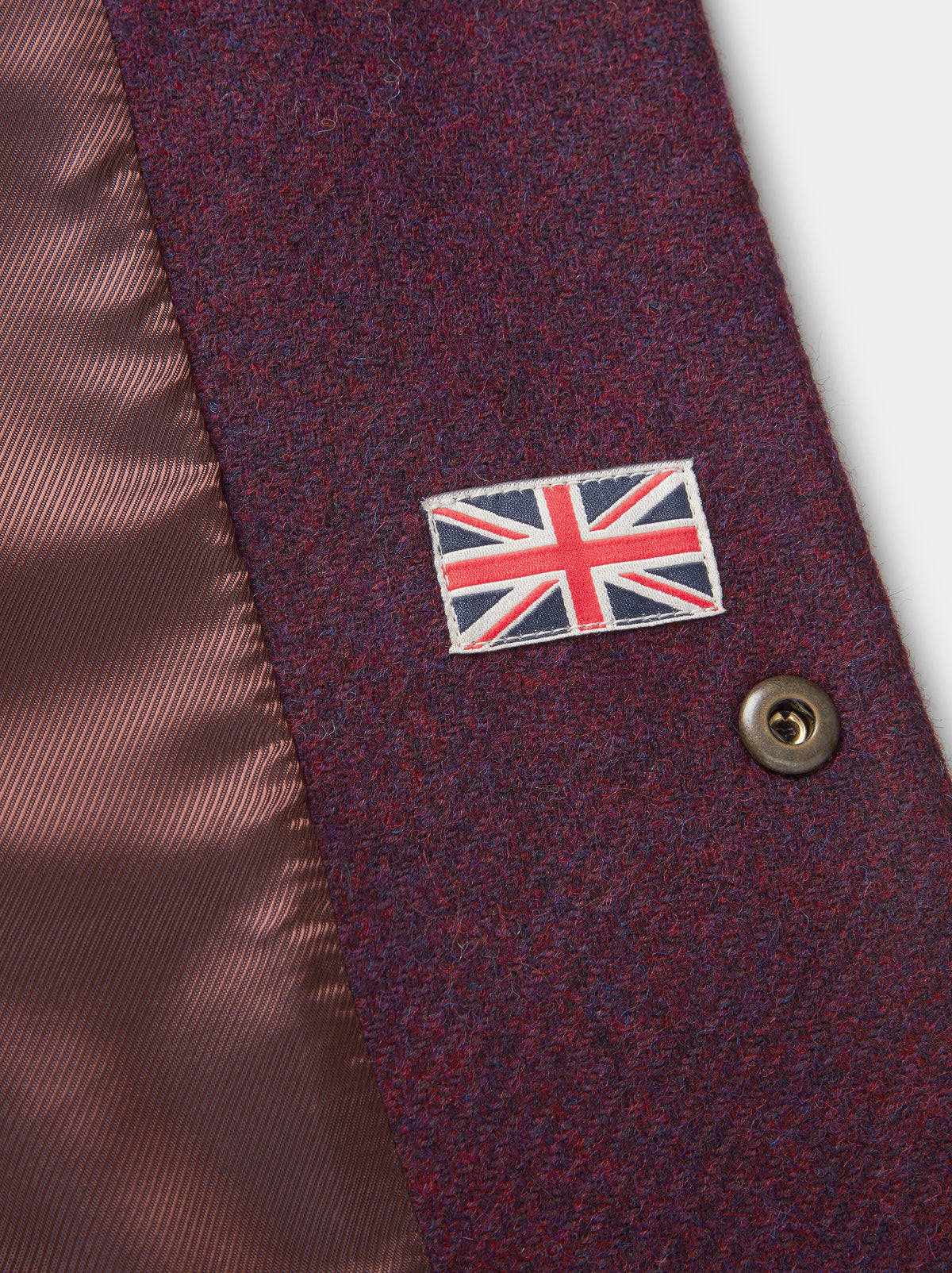 Aubin Purple Corby Shetland Wool Jacket | Wool Jacket