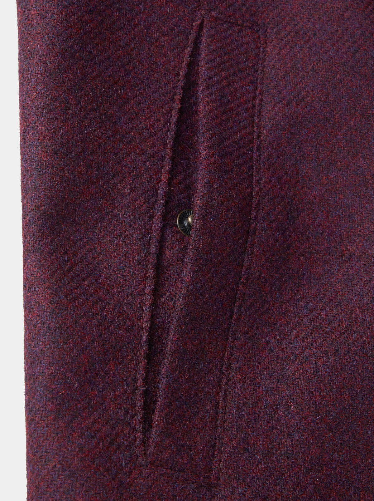Aubin Purple Corby Shetland Wool Jacket | Wool Jacket