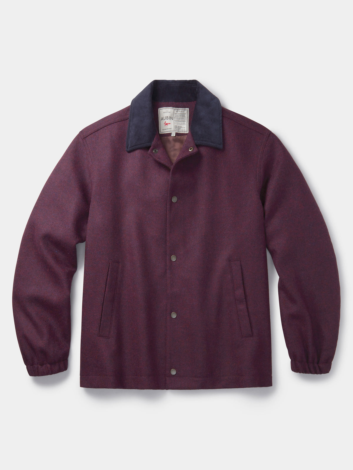 Aubin Purple Corby Shetland Wool Jacket | Wool Jacket