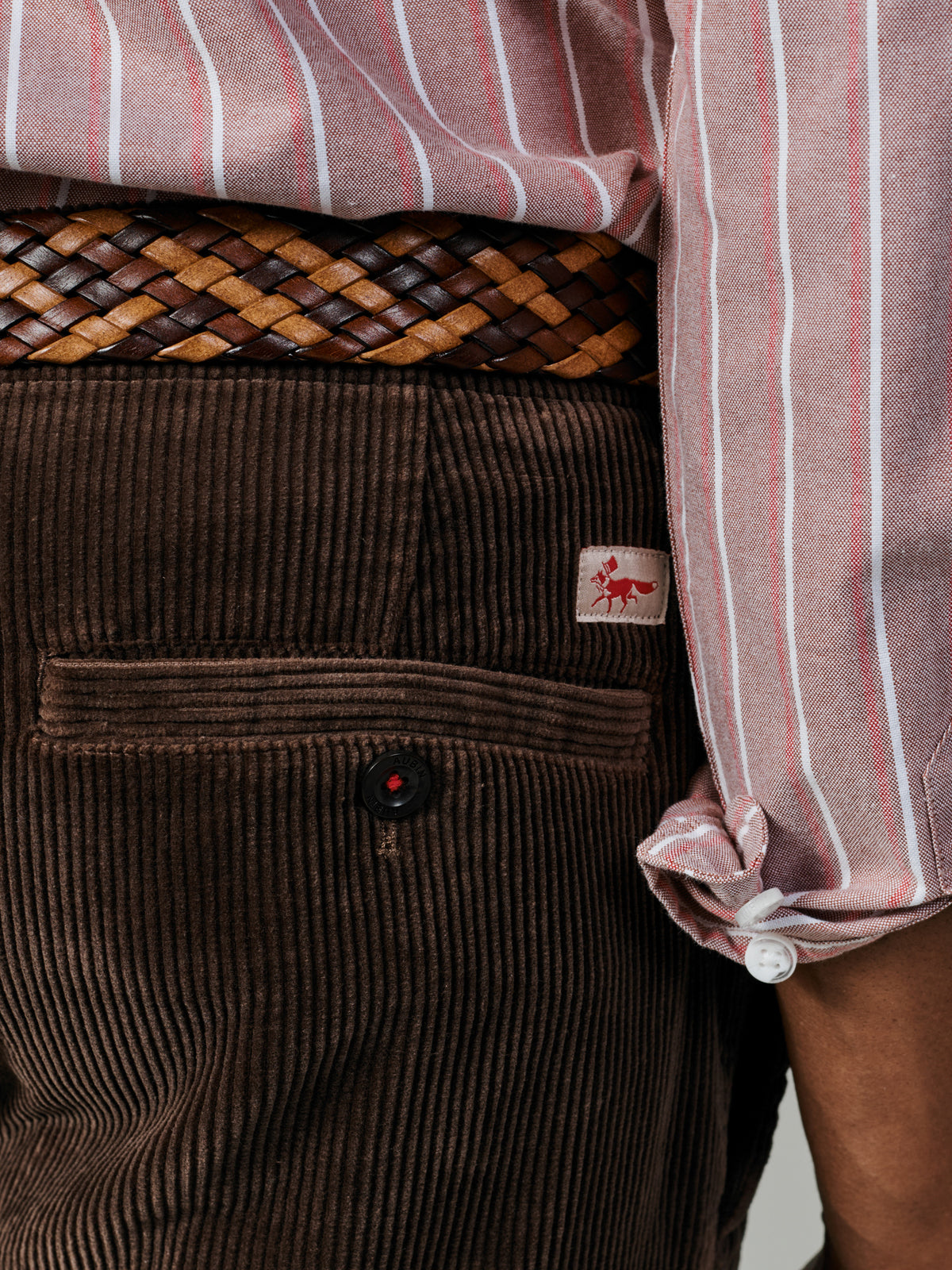Aubin Dark Chocolate Barrowby Cord Trouser | Cord Trousers